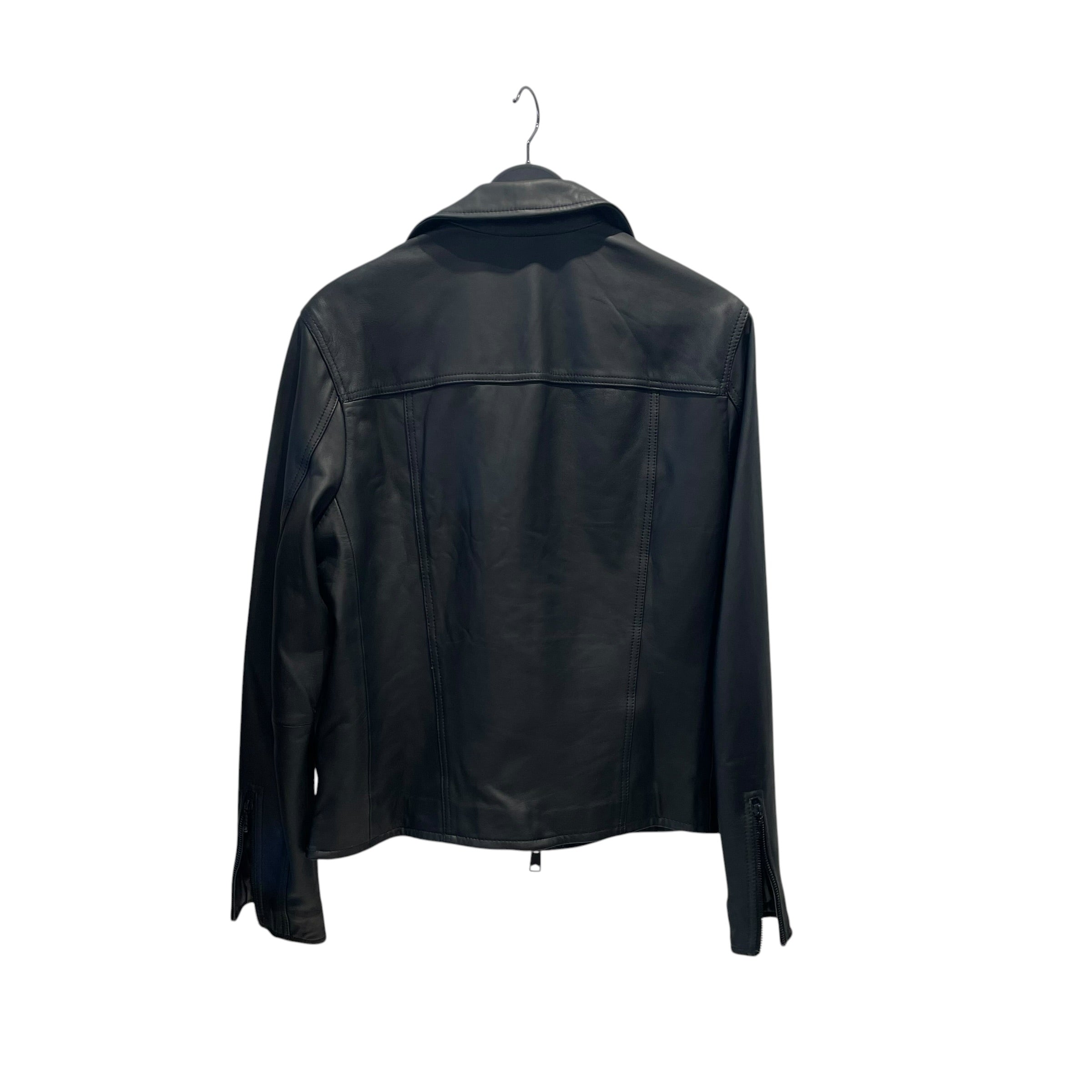 ALLSAINTS/Leather Jkt/M/Leather/BLK/black metal biker jacket view 2