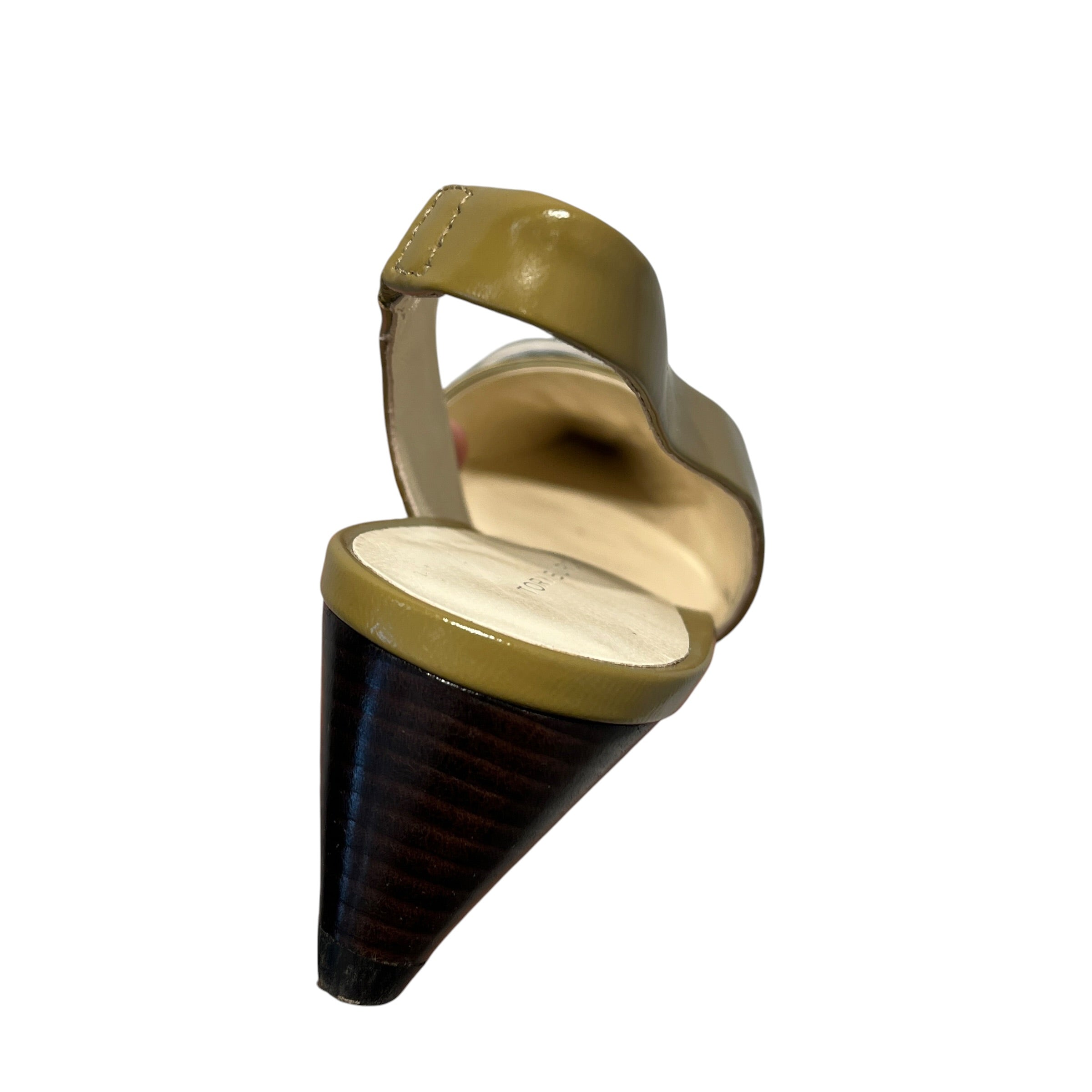 TORY BURCH/Heels/US 6/Leather/KHK/OLIVE PIERCED TOE SLINGBACK view 16
