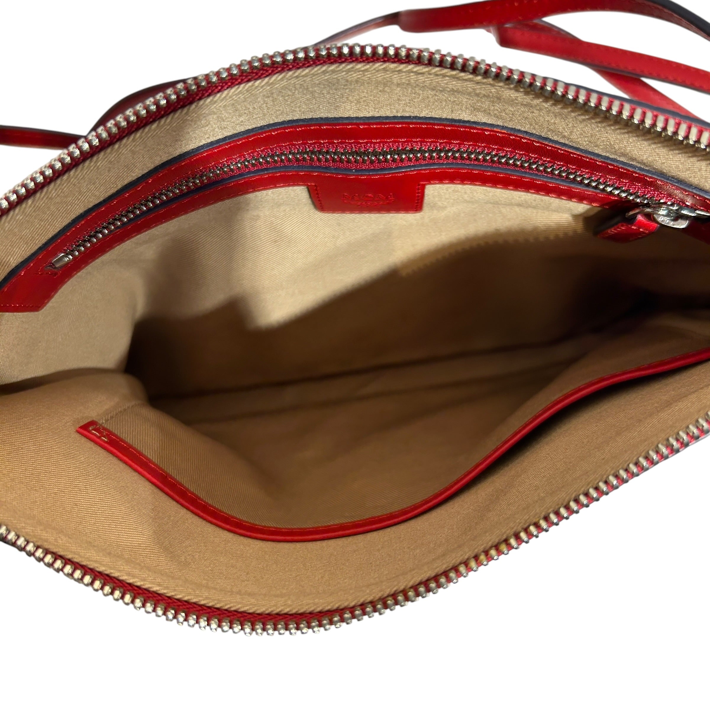 MCM/Bag/Monogram/Leather/RED/ view 4