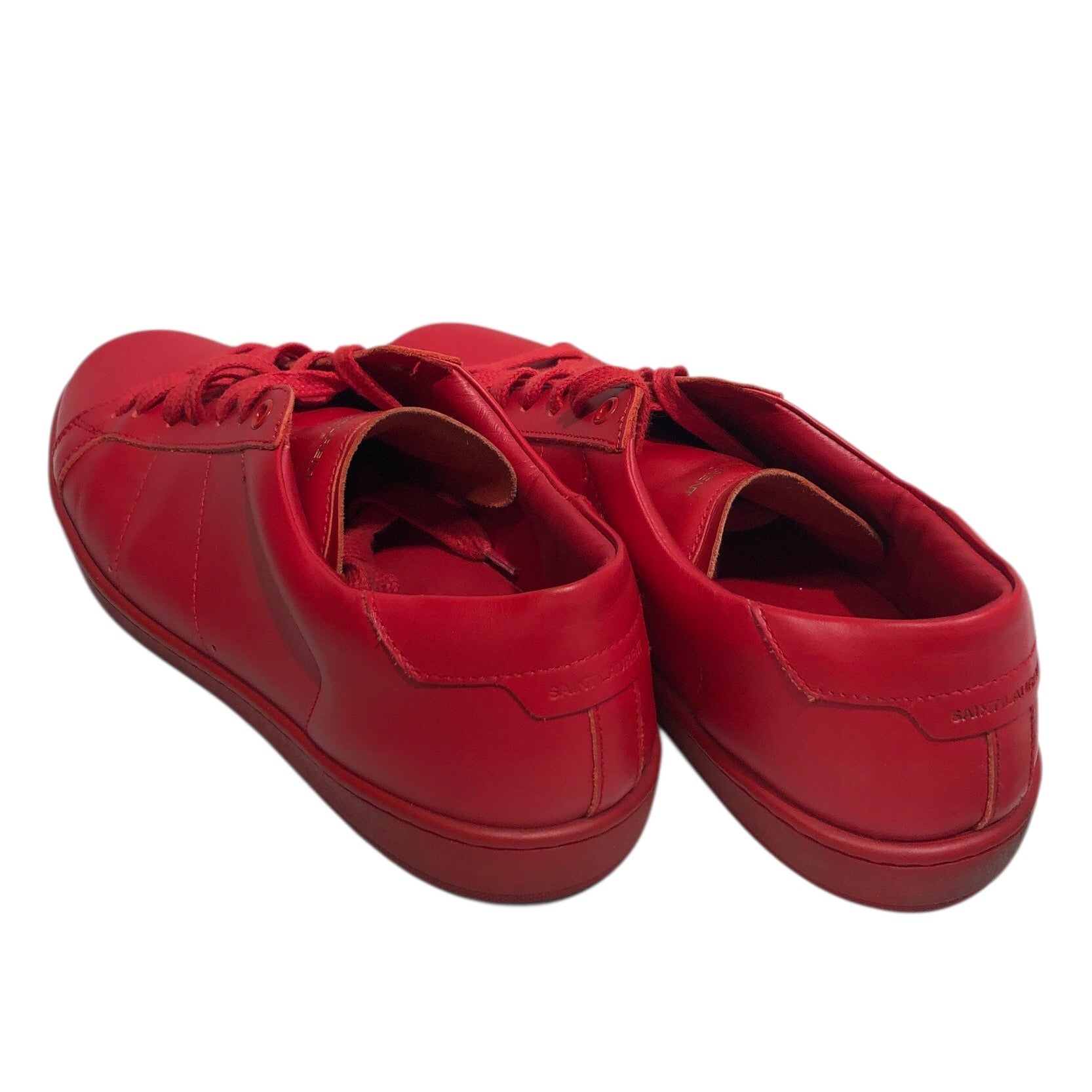 YVES SAINT LAURENT/Low-Sneakers/US 9/Leather/RED/ view 2