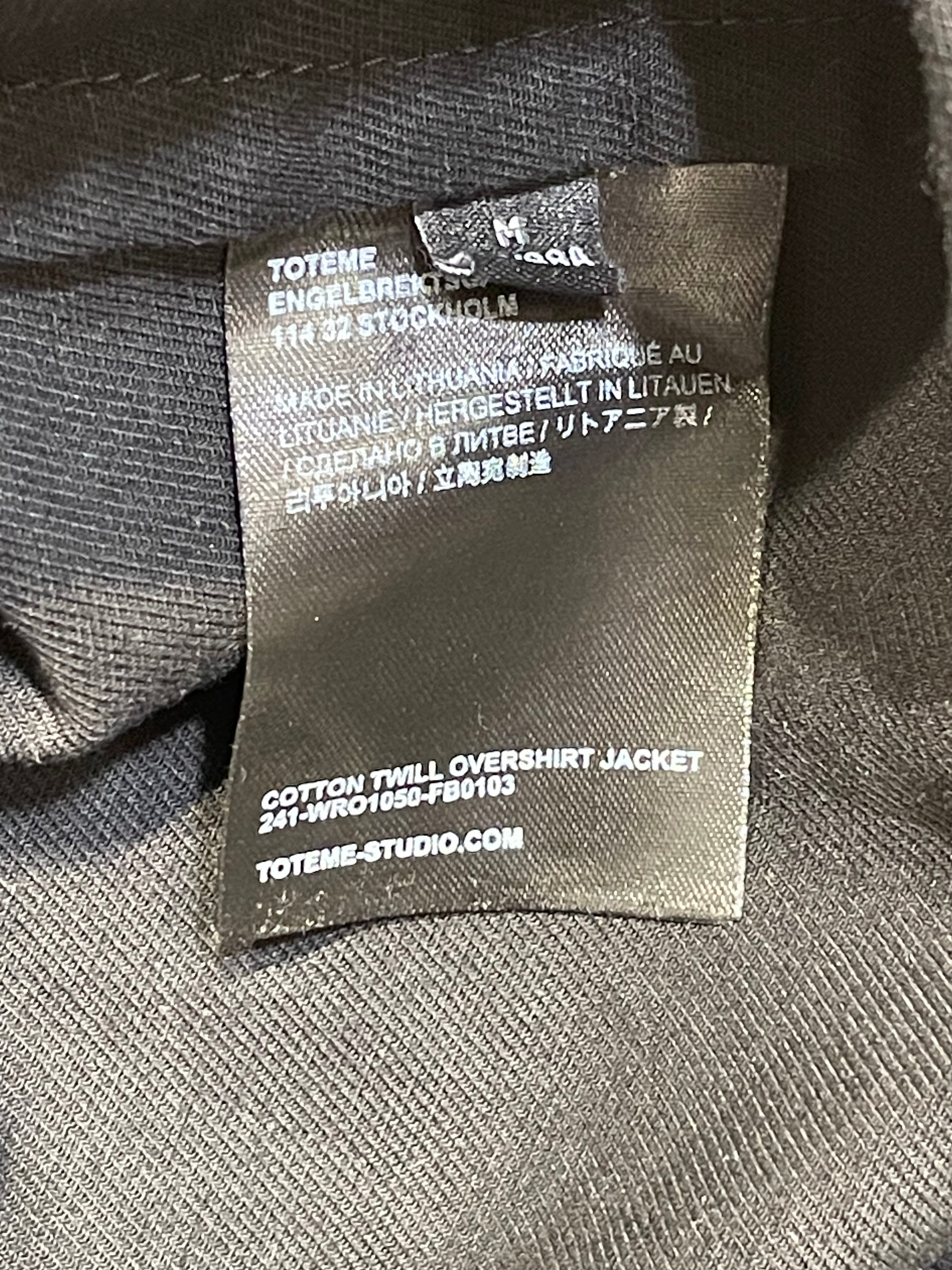 TOTEME/Jacket/M/Cotton/BLK/OVERSIZED JACKET view 4