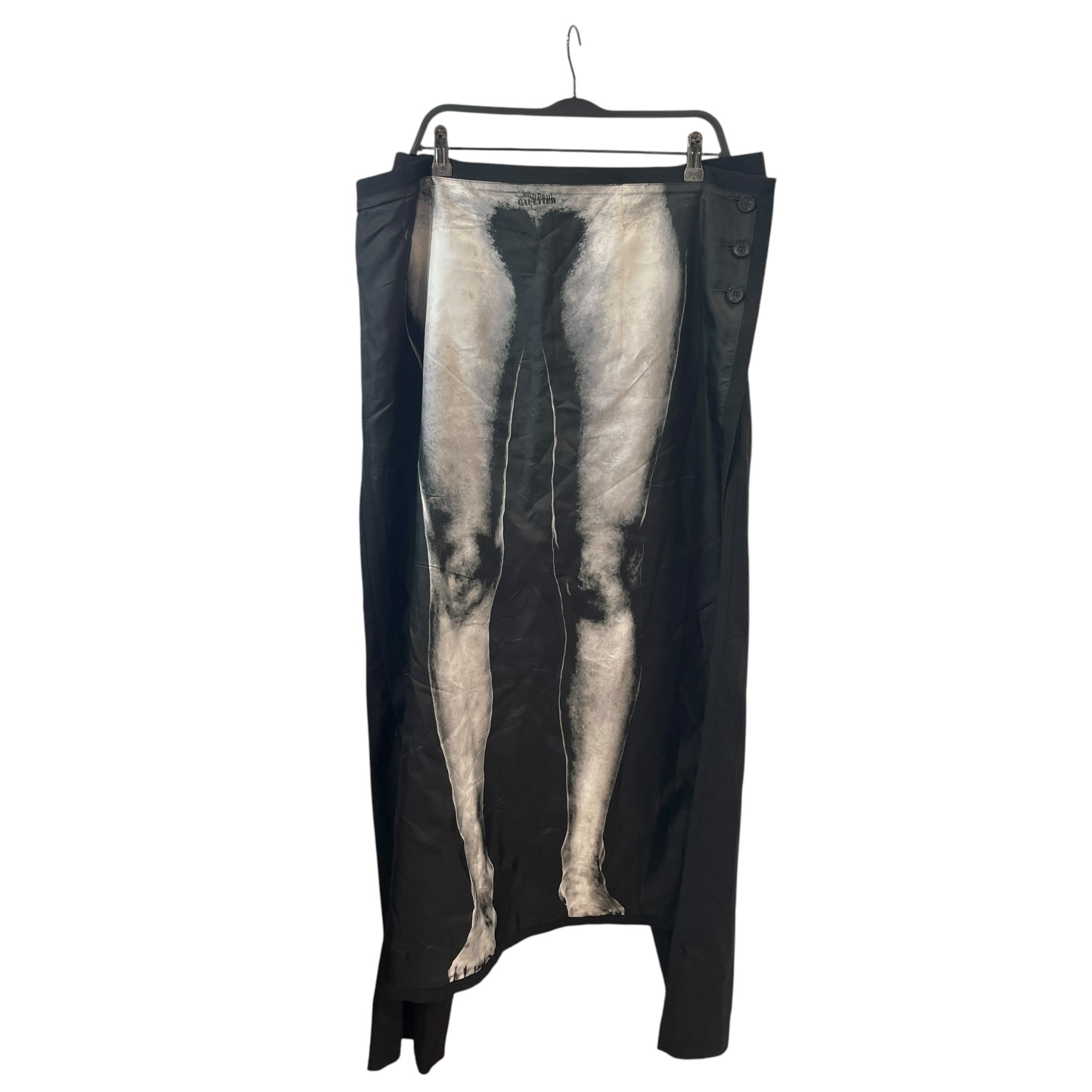 Jean Paul Gaultier/Pants/44/BLK/Graphic/BODY MARNIERE PRINTED LAYERED view 1