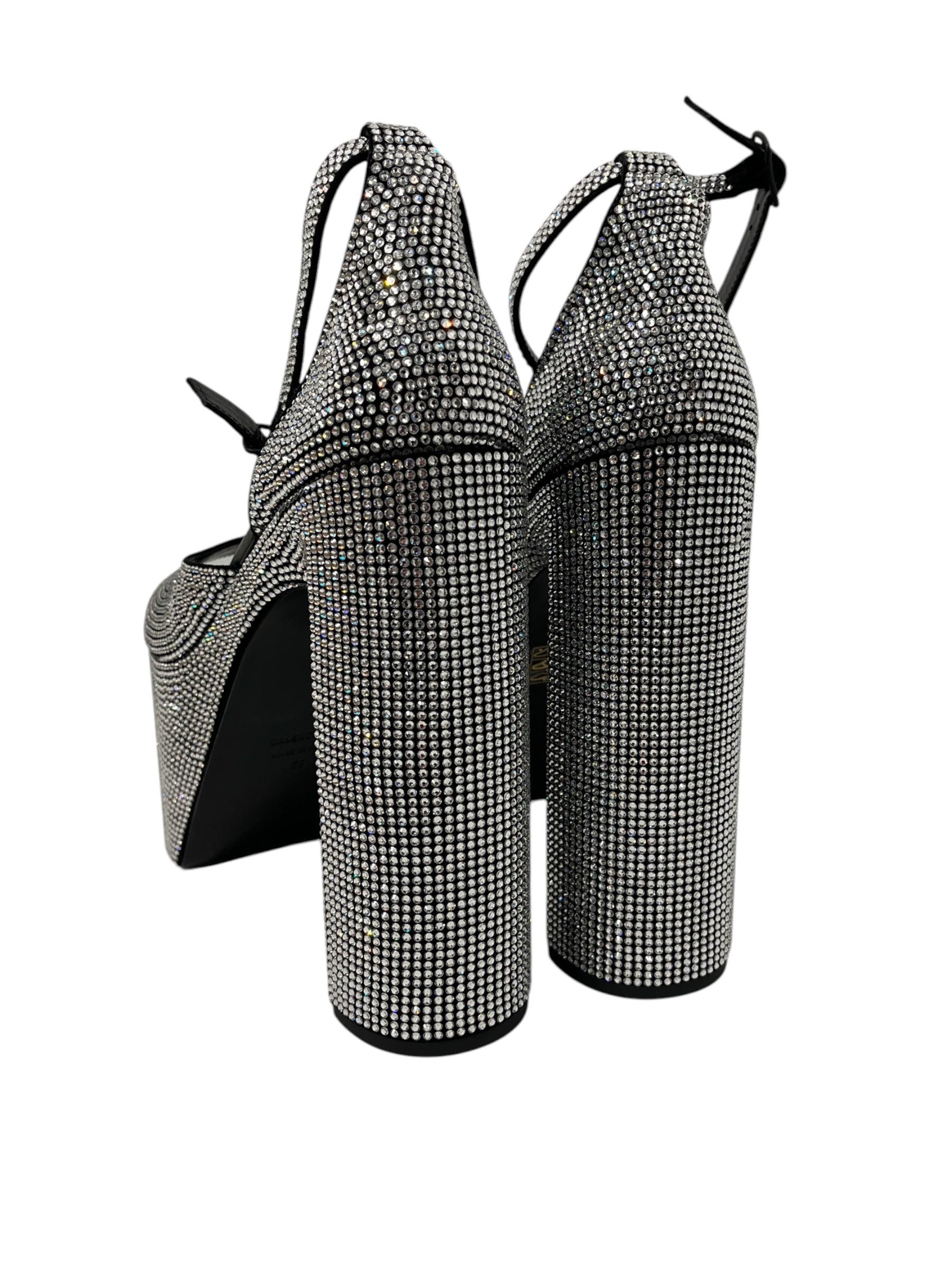BALENCIAGA/Heels/EU 39/Glitter/Leather/SLV/GLITTER CAMDEN BNWT view 2