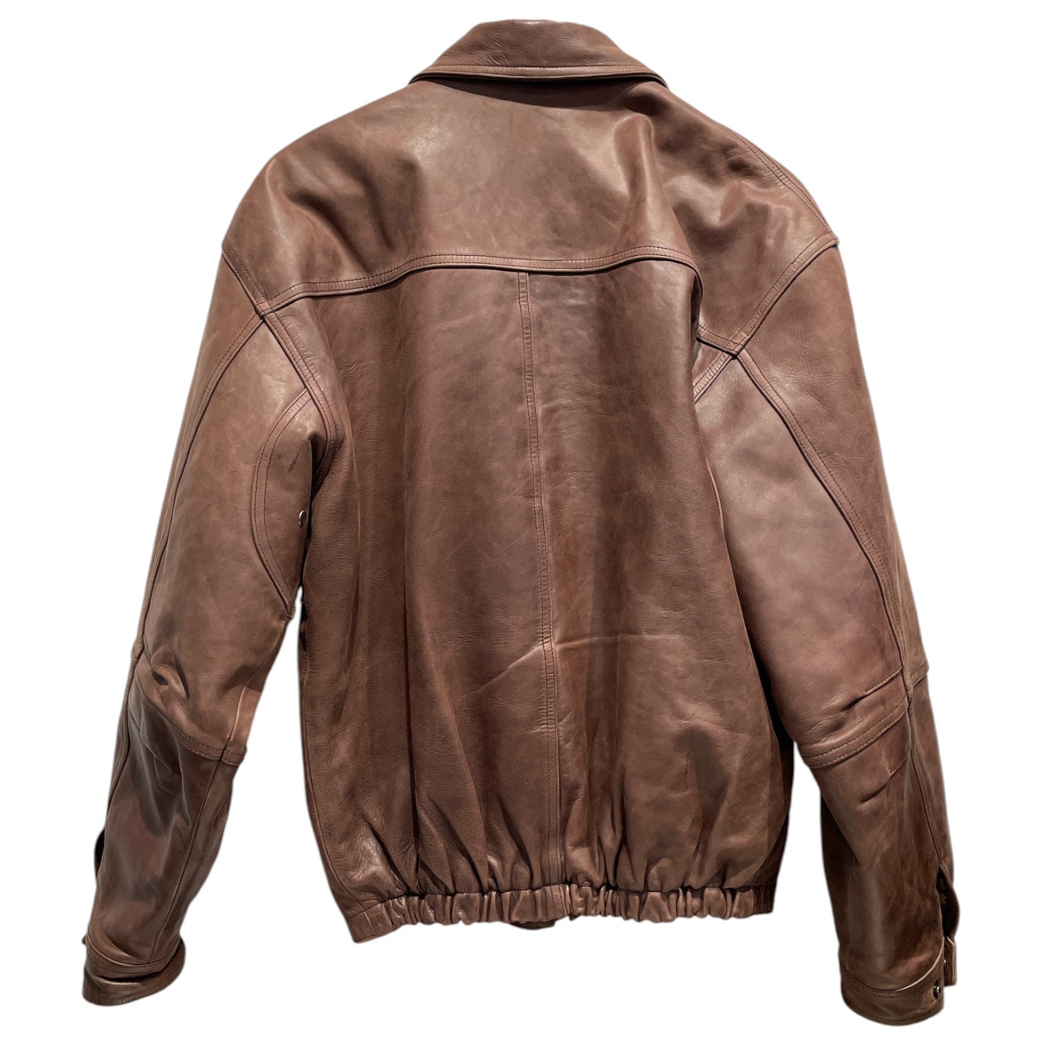 Timberland/Leather Jkt/L/Cotton/BRW/BUTTON FLAP OVER ZIPPER view 2