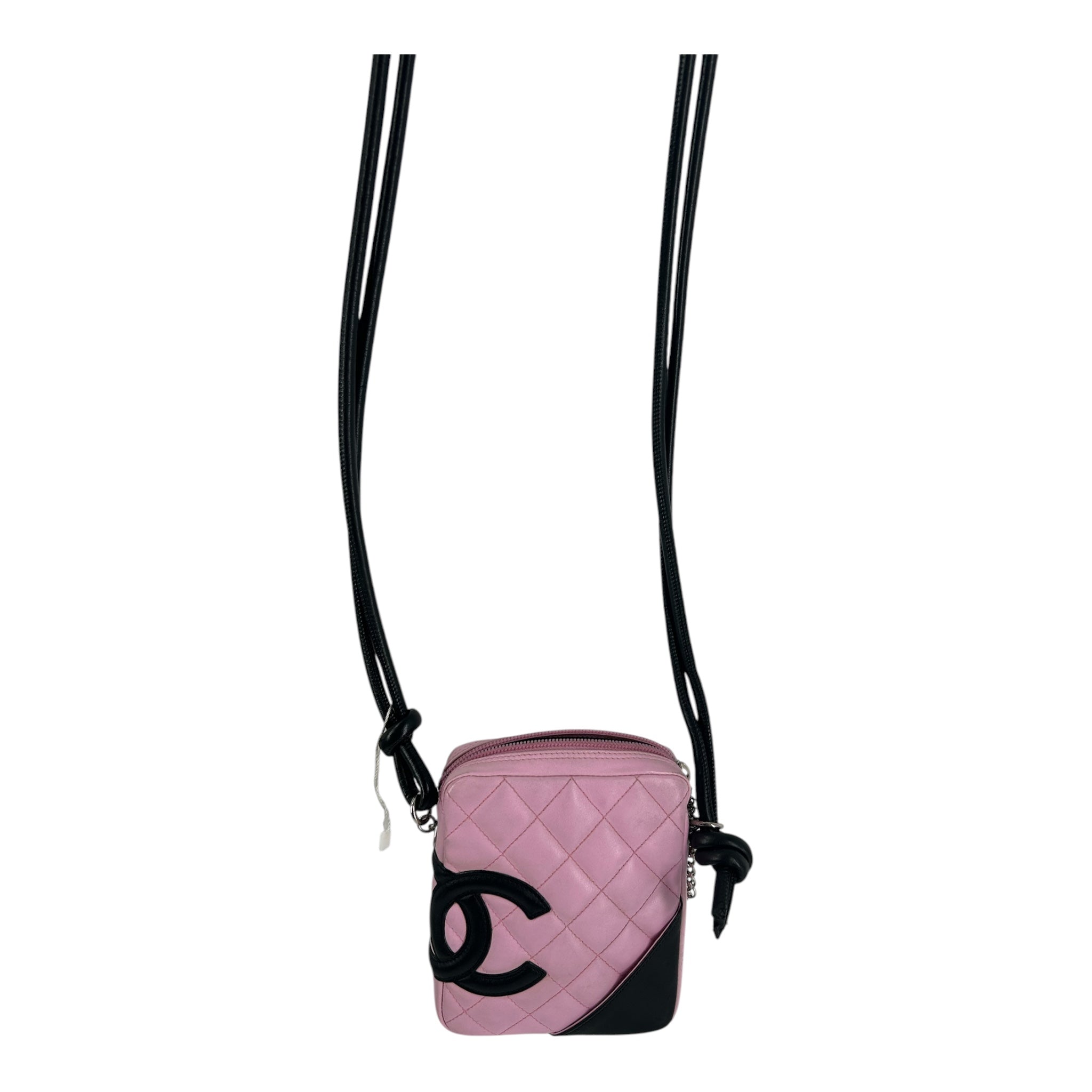 CHANEL/Cross Body Bag/Leather/PNK/CAMBON LEA KNOT HANDLE view 1