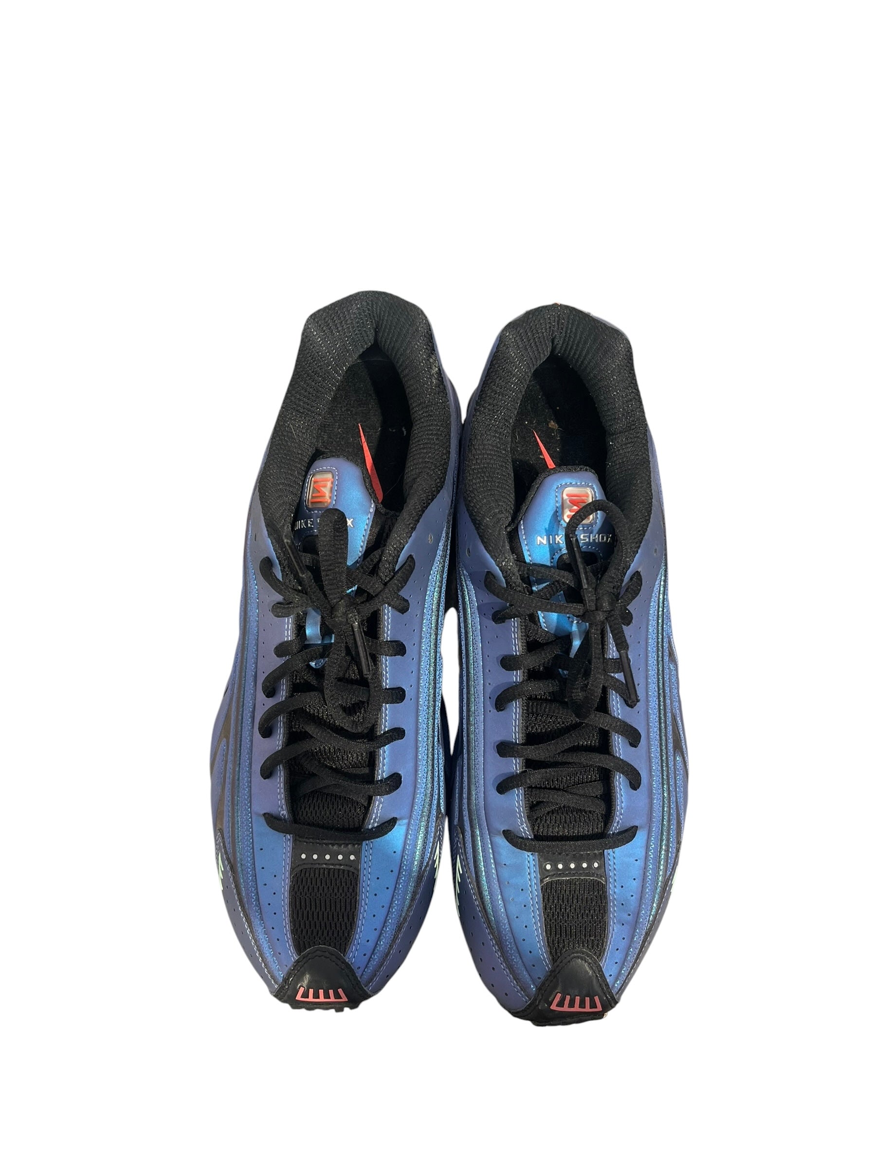 NIKE/SHOX R4/Low-Sneakers/US 12.5/Iridescent/BLU/HQ3446-001 view 5
