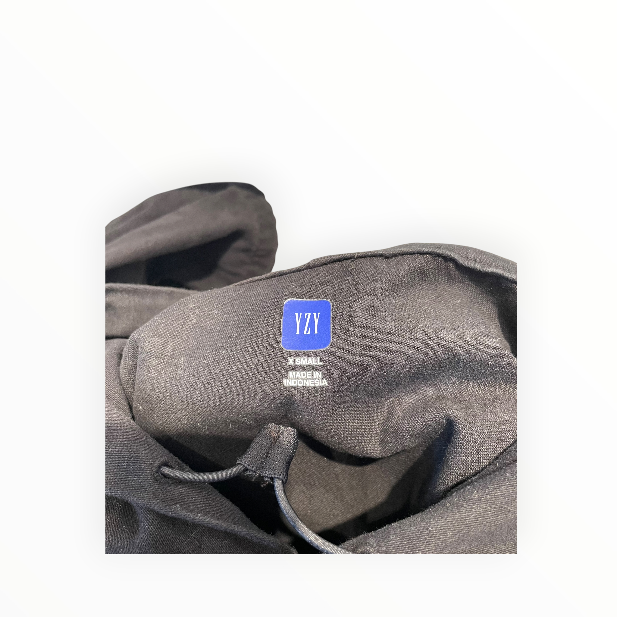 YEEZY GAP ENGINEERED BY BALENCIAGA/Hoodie/XS/Cotton/BLK/SATEEN ANORAK HOODIE view 3