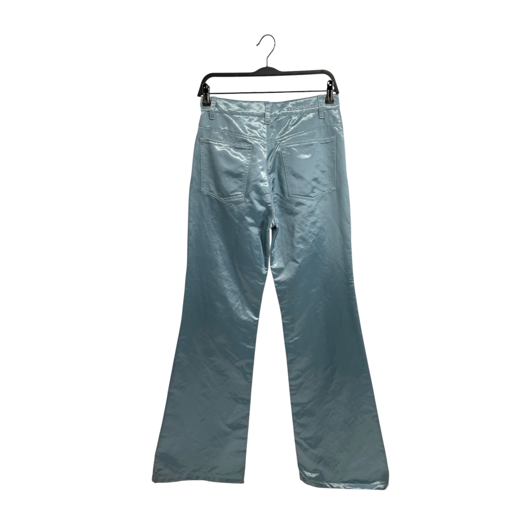 MARC JACOBS/Bottoms/2/Cotton/BLU/DUSTY BLUE SATIN FLARE PANTS view 2