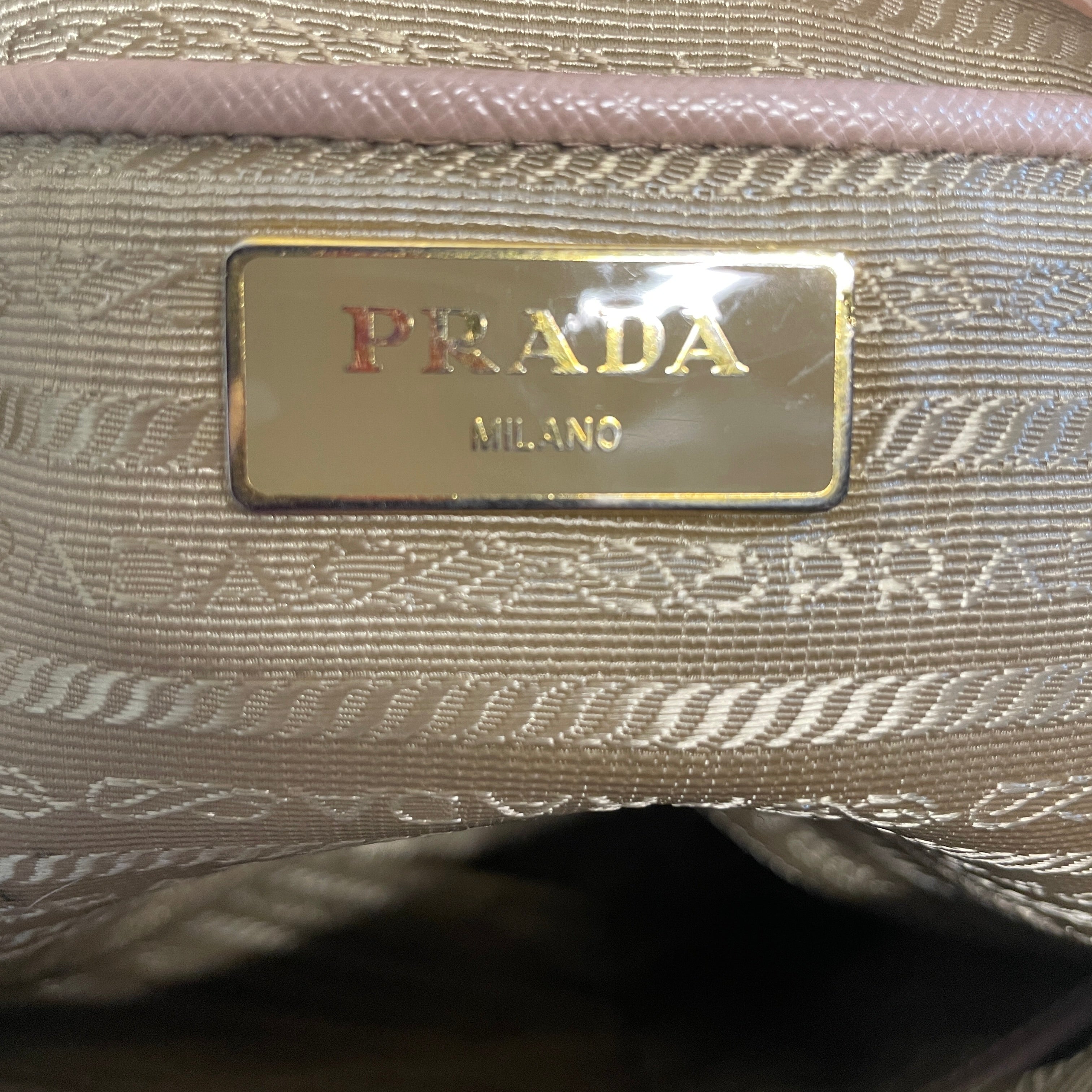 PRADA/Hand Bag/Leather/PNK/RDBV83V/BABY PINK SAFFIANO view 5