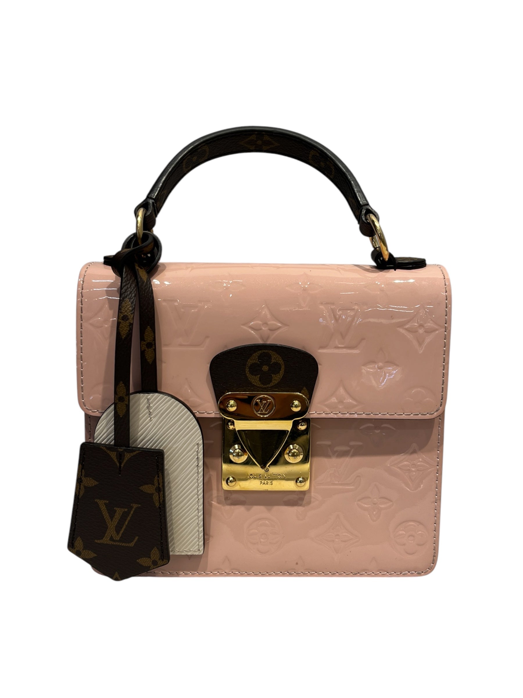 LOUIS VUITTON/Hand Bag/Leather/PNK/VERNIS EIPI SPRNG ST BALLERINE view 1