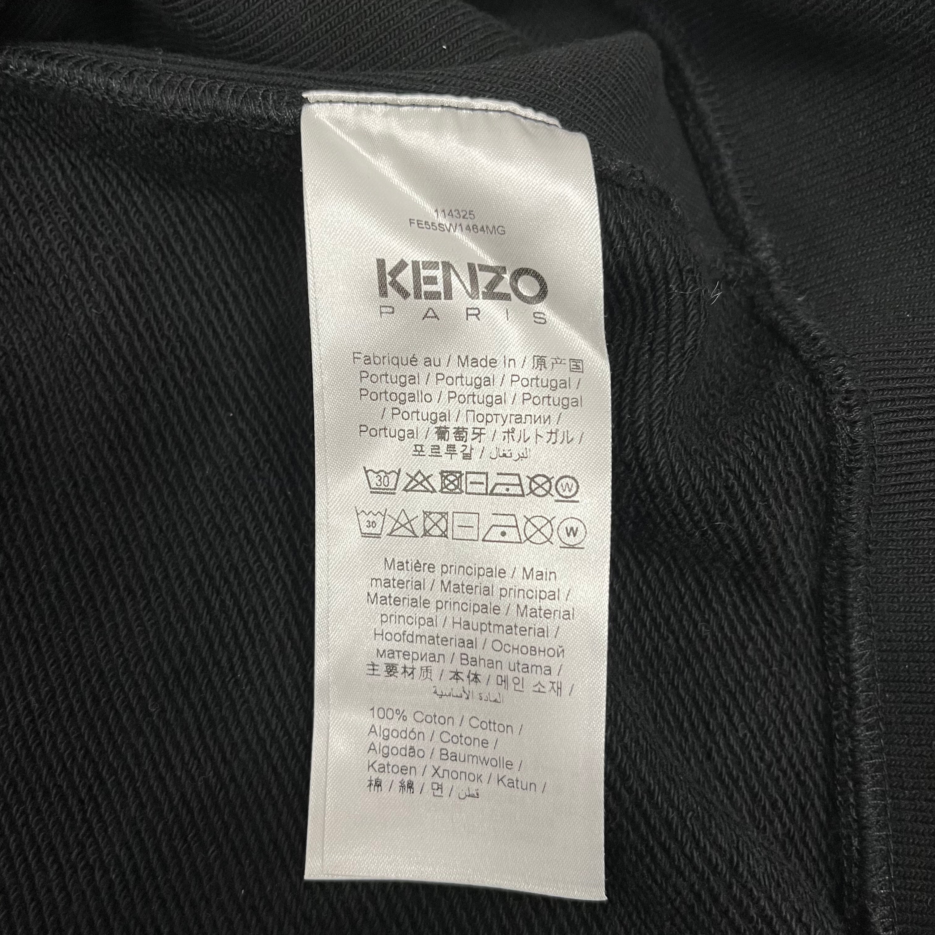 KENZO/Sweatshirt/M/BLK/Cotton/FE55SW1464MG view 4