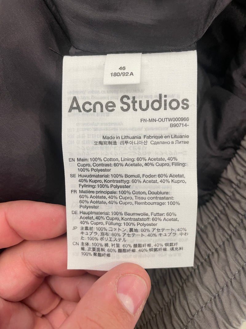 Acne Studios/Blouson/46/Cotton/GRN/