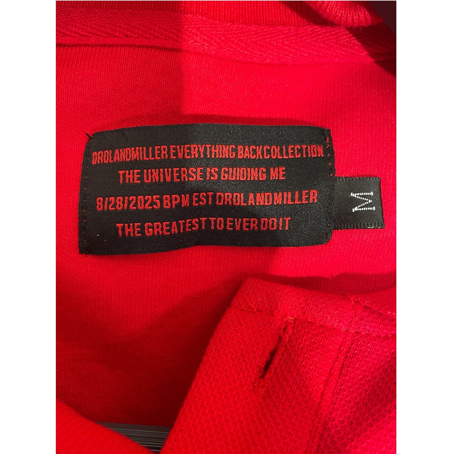 Droland Miller/Polo Shirt/M/RED/Anxiety view 3