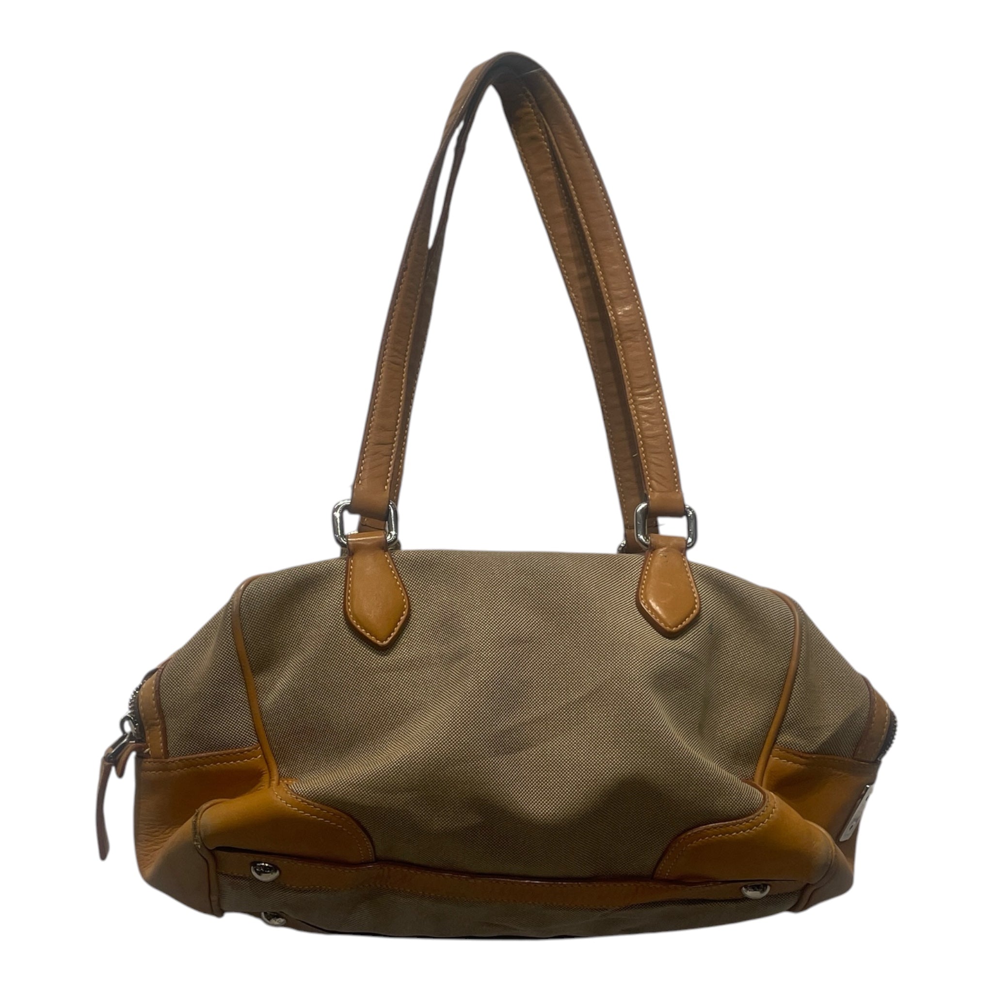 PRADA/Bag/Cotton/BEG/JACQUARD CANVAS BAG view 2