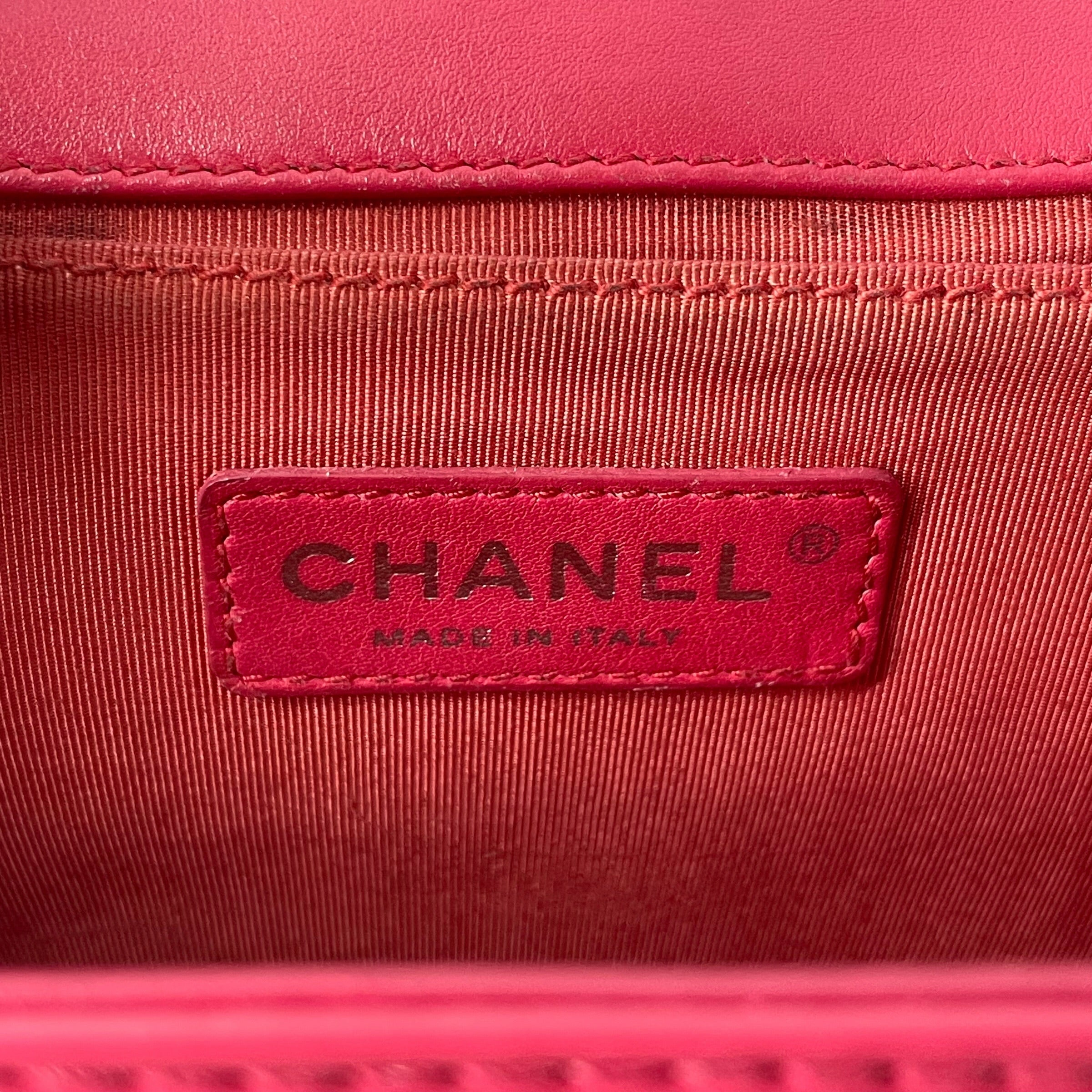 CHANEL/Cross Body Bag/Leather/PNK/PATENT LIGHT PINK view 4