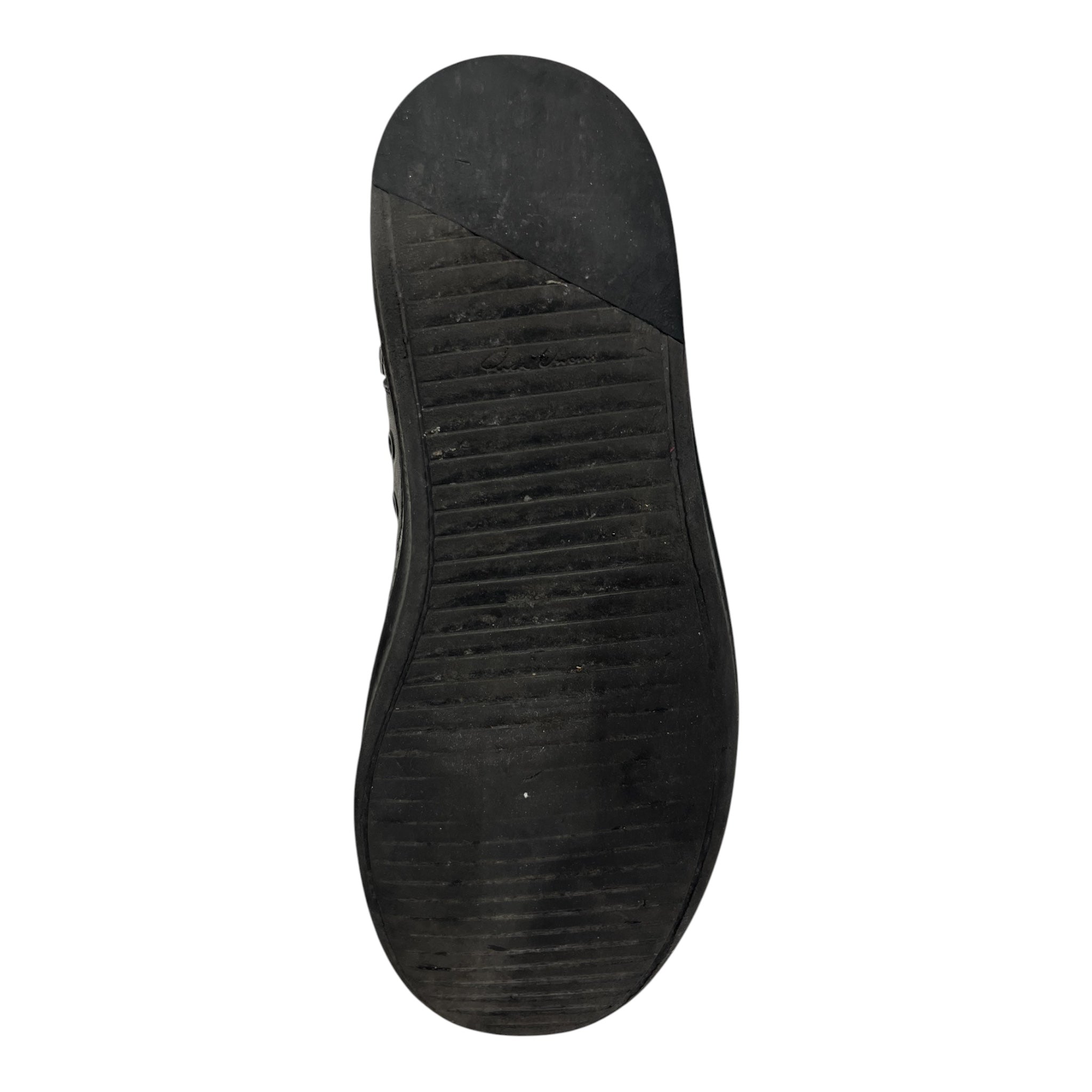 Rick Owens/Hi-Sneakers/US 8.5/Leather/BLK/RICK OWENS BLACK MAINLINE view 4