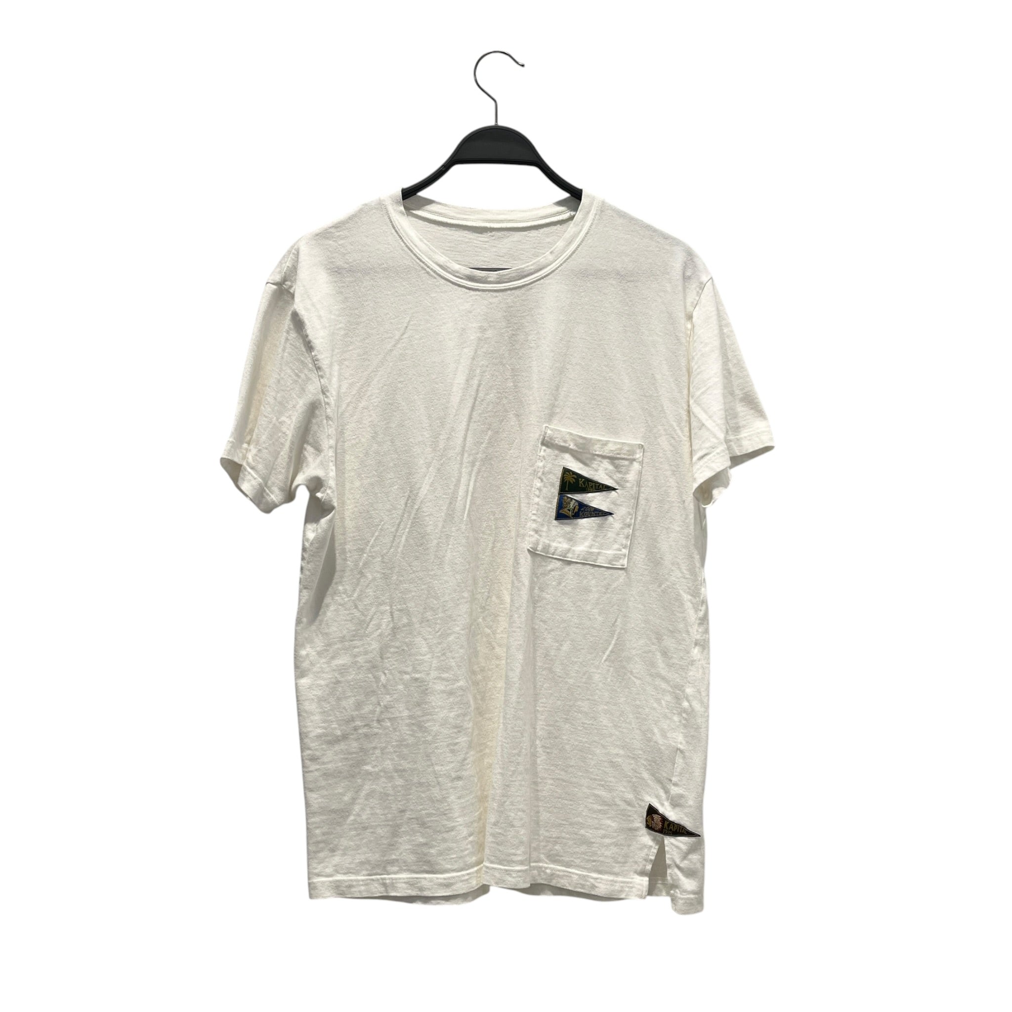 KAPITAL/T-Shirt/4/Cotton/WHT/Graphic/20/-jersey pennant view 1