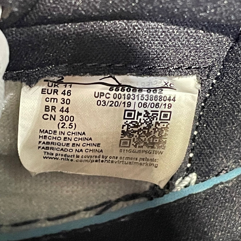 NIKE/Hi-Sneakers/US 12/Leather/BLK/555088062