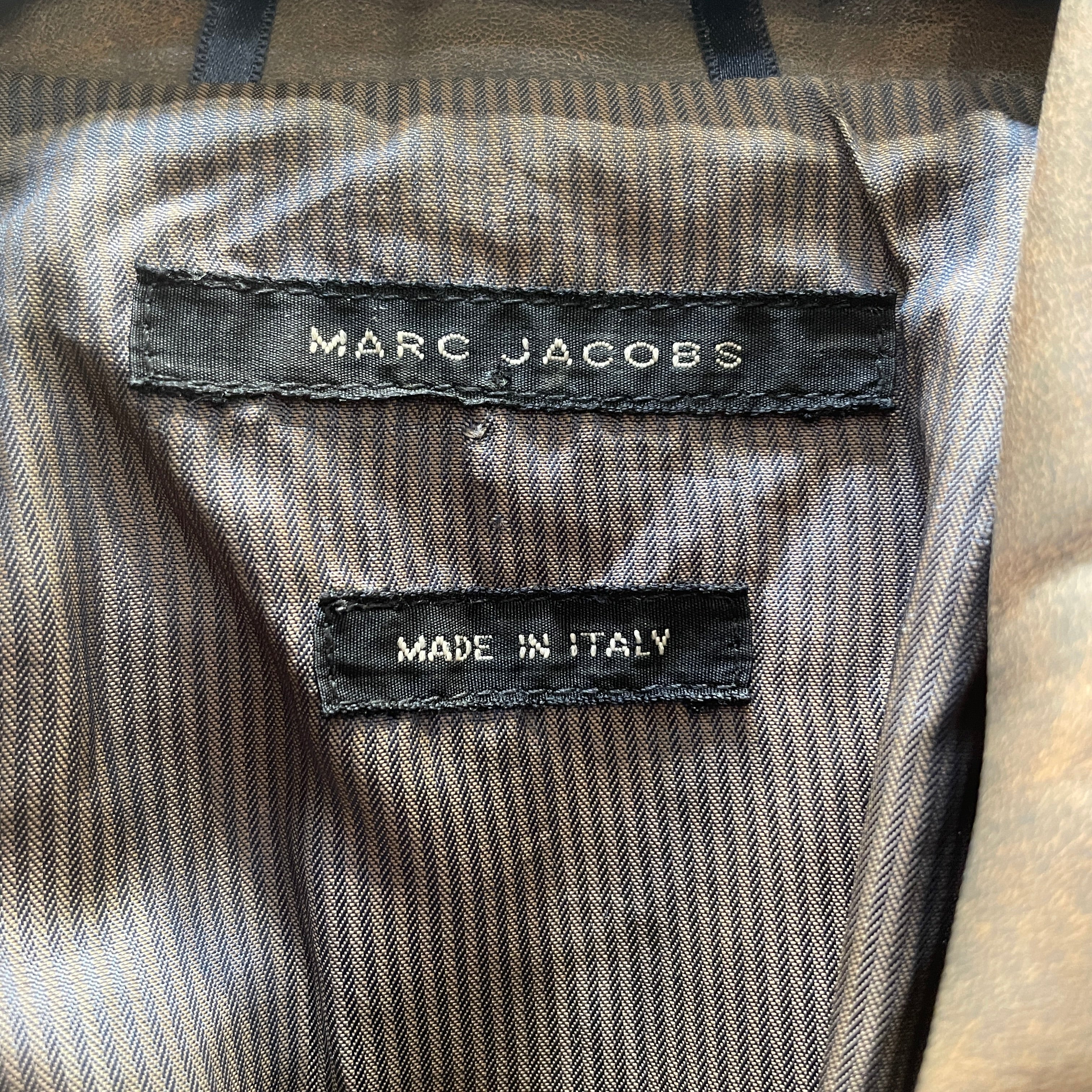 MARC JACOBS/Leather Jkt/48/Leather/CML/ view 3