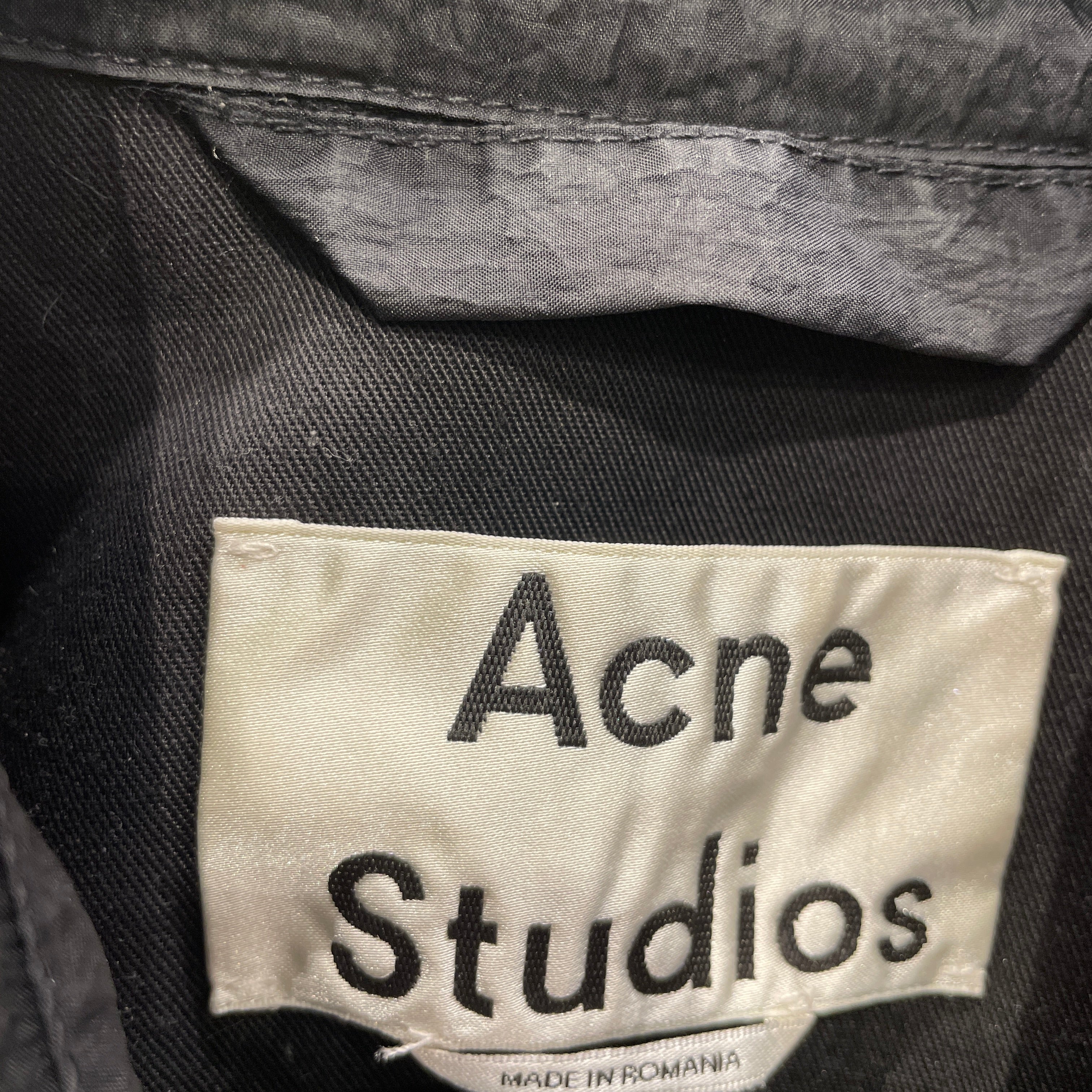 Acne Studios/Windbreaker/50/Nylon/BLK/Pullover/ACNESTUDIOS UTILITY WINDBRKR view 3