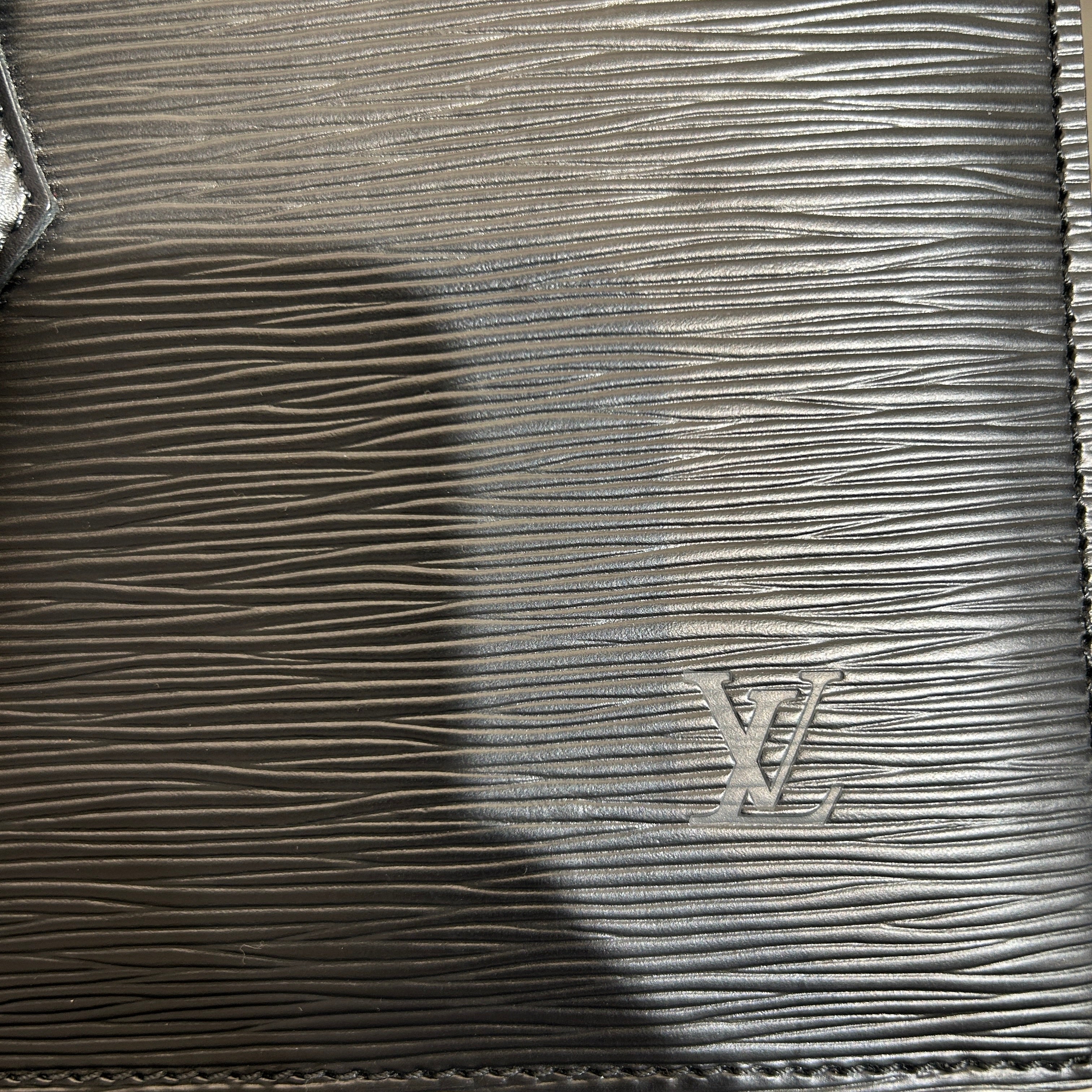 LOUIS VUITTON/Hand Bag/Leather/BLK/SAC TRIANGLE BAG view 7