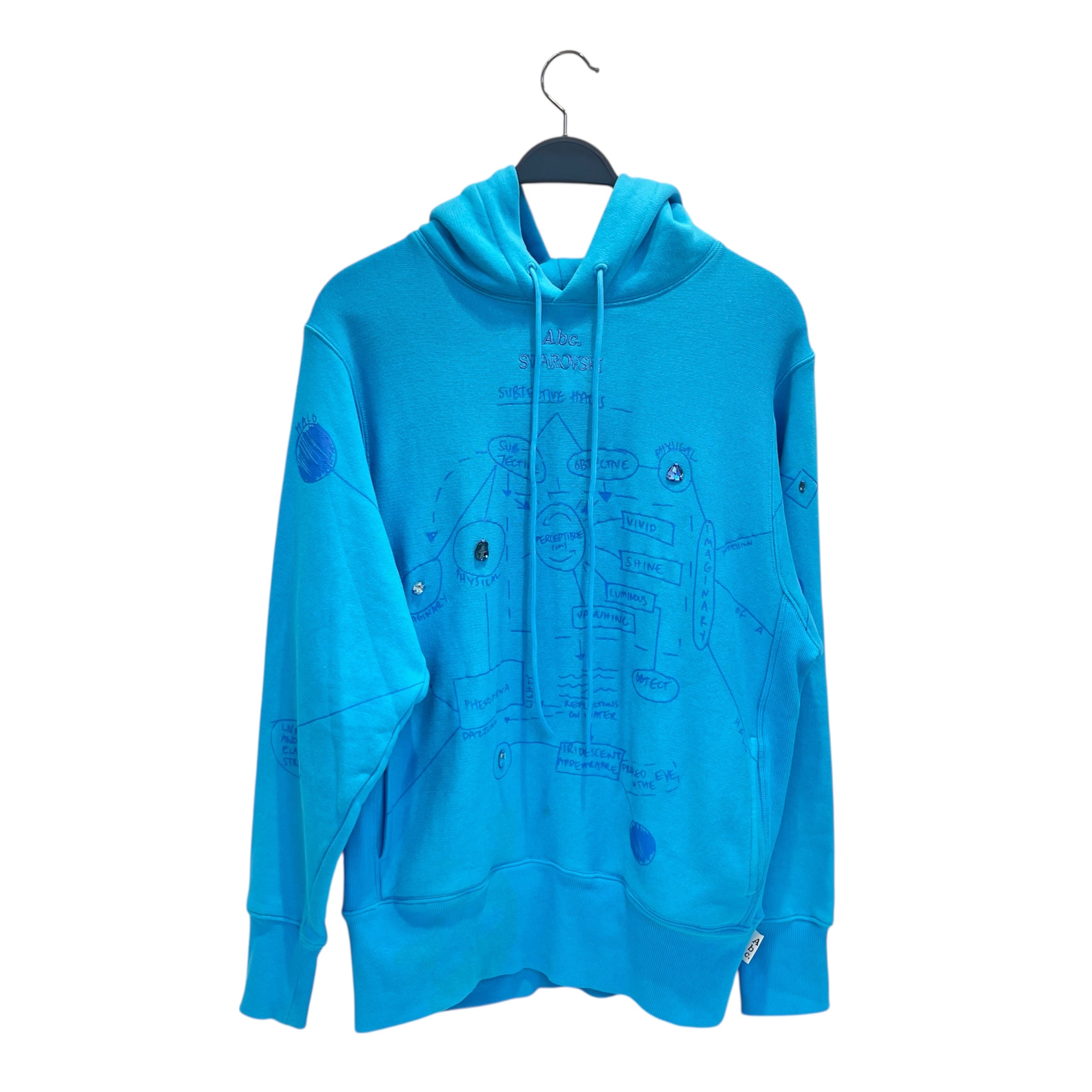 Advisory Board Crystals/Hoodie/M/Cotton/BLU/sweaterw/wrting crystals view 1