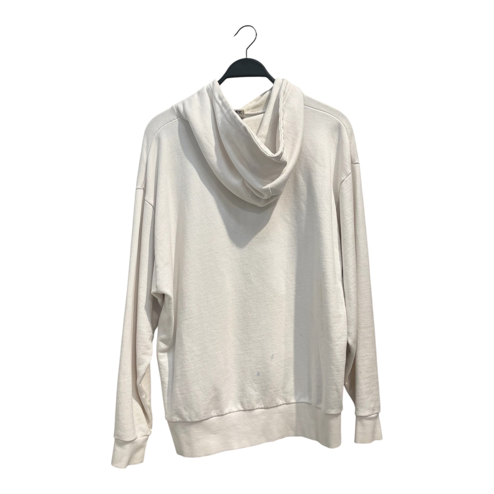 HYSTERIC GLAMOUR/X-girl/Hoodie/L/Cotton/WHT/BLACK FEMALE OUTLINE view 2