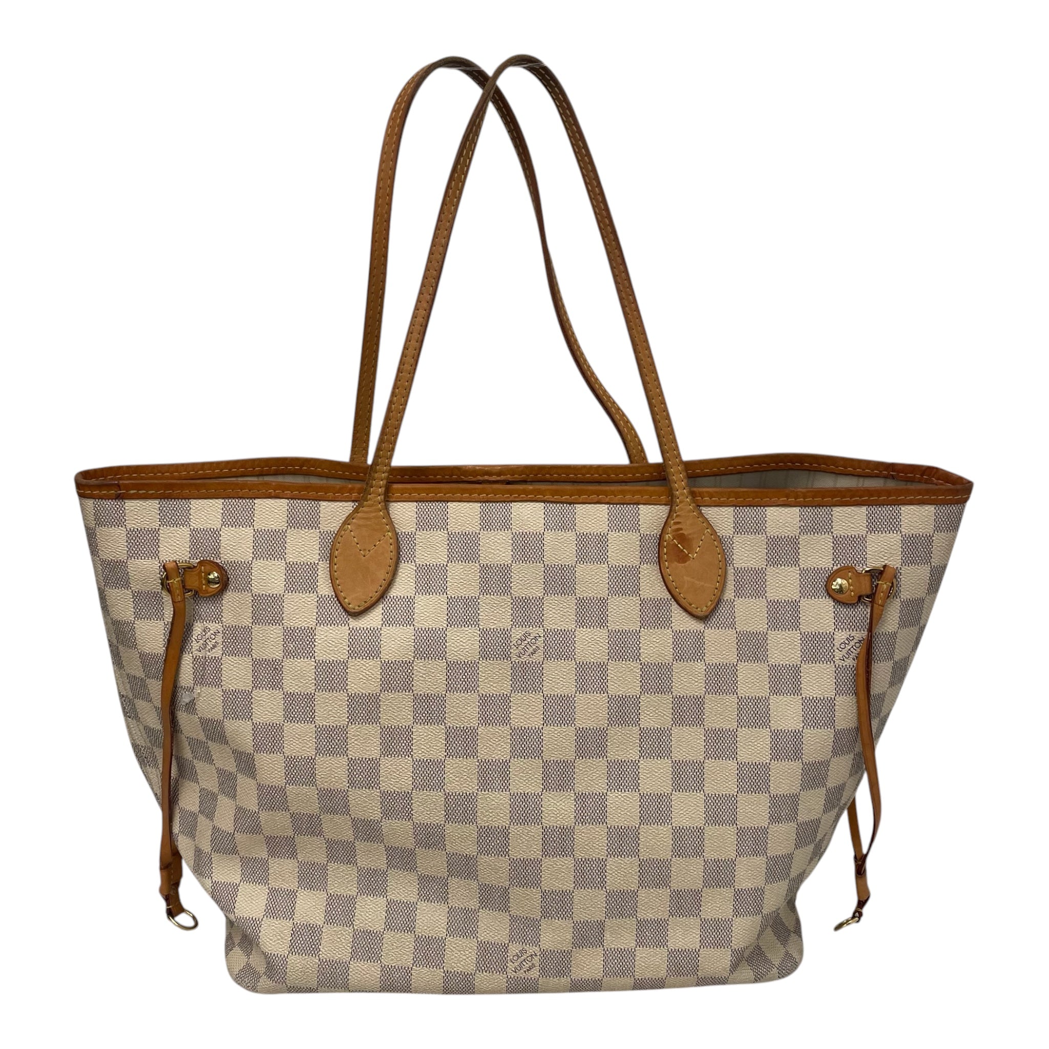 LOUIS VUITTON/Tote Bag/All Over Print/Leather/CRM/AZUR NEVERFULL view 2