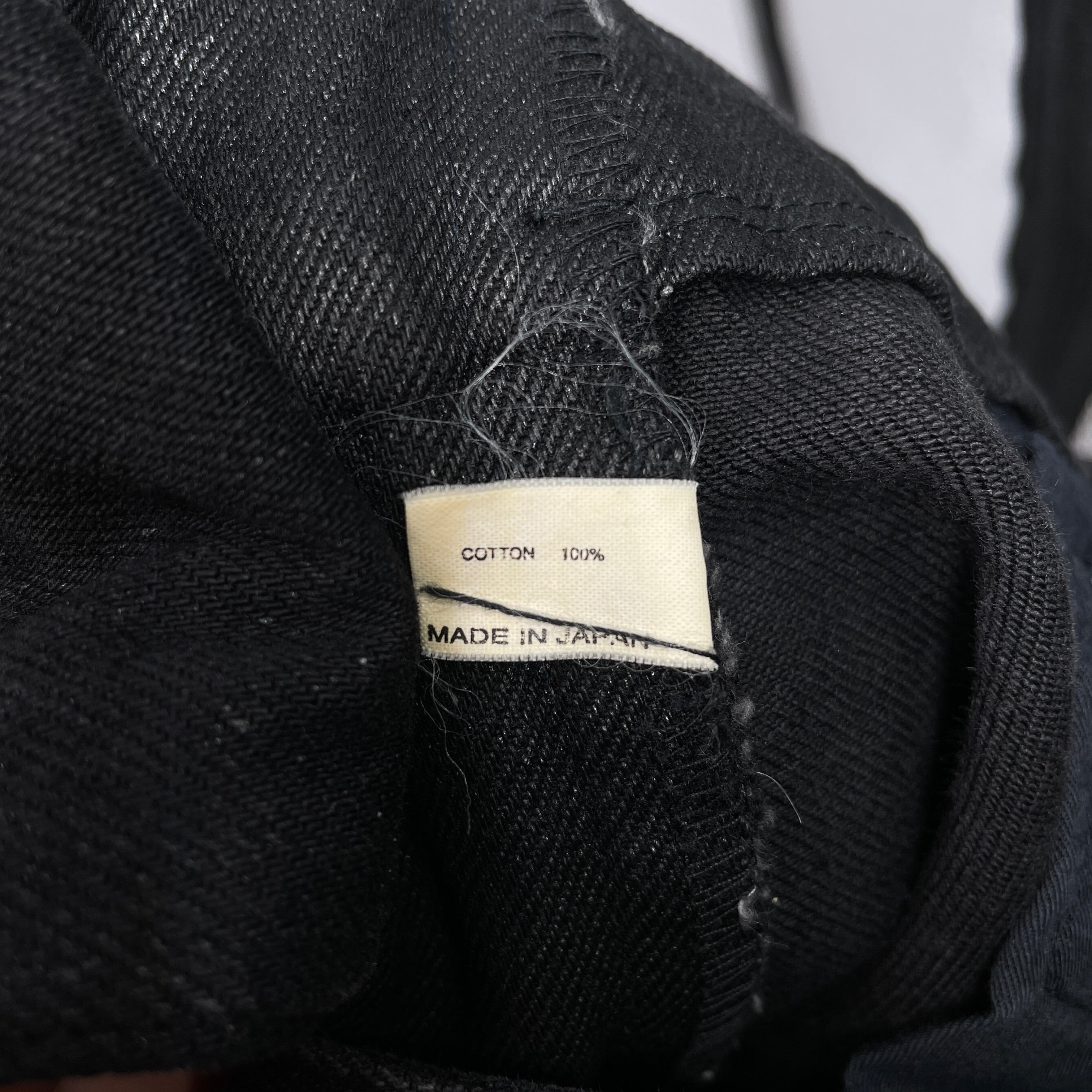 NUMBER (N)INE/Pants/0/Denim/BLK/1999 FRONT ZIP SKINNY JEANS view 5