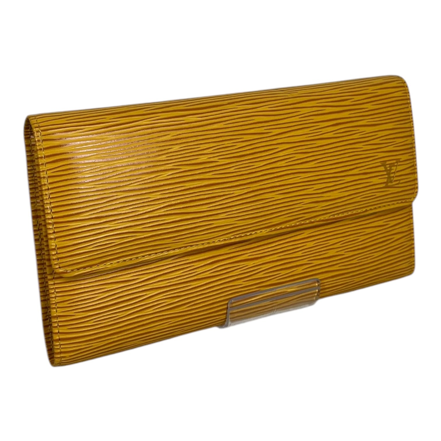 LOUIS VUITTON/Long Wallet/Leather/YEL/L's/Epi view 1