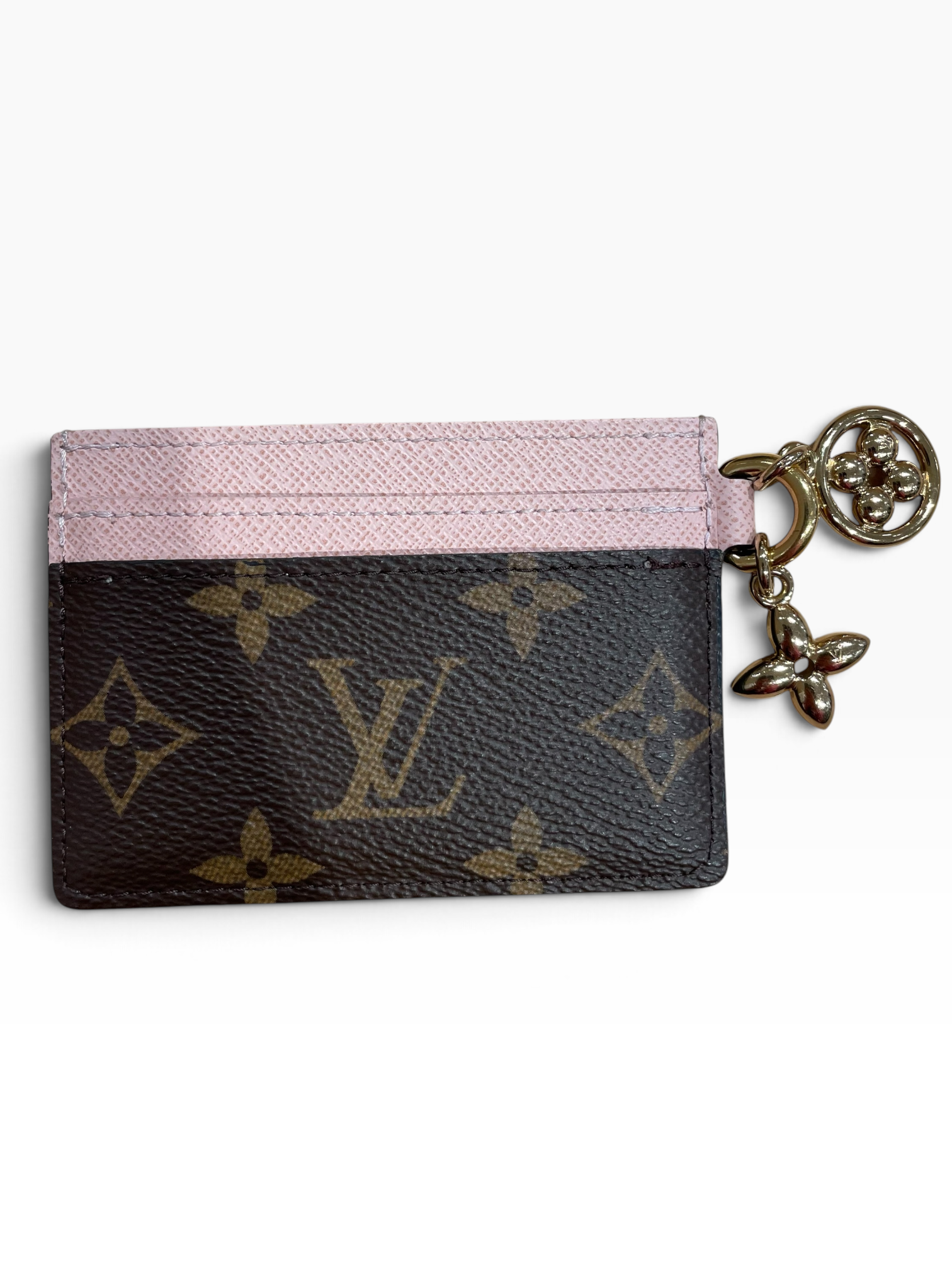 LOUIS VUITTON/Wallet/Monogram/MLT/L's/LV CHARMS CARD HOLDER view 2