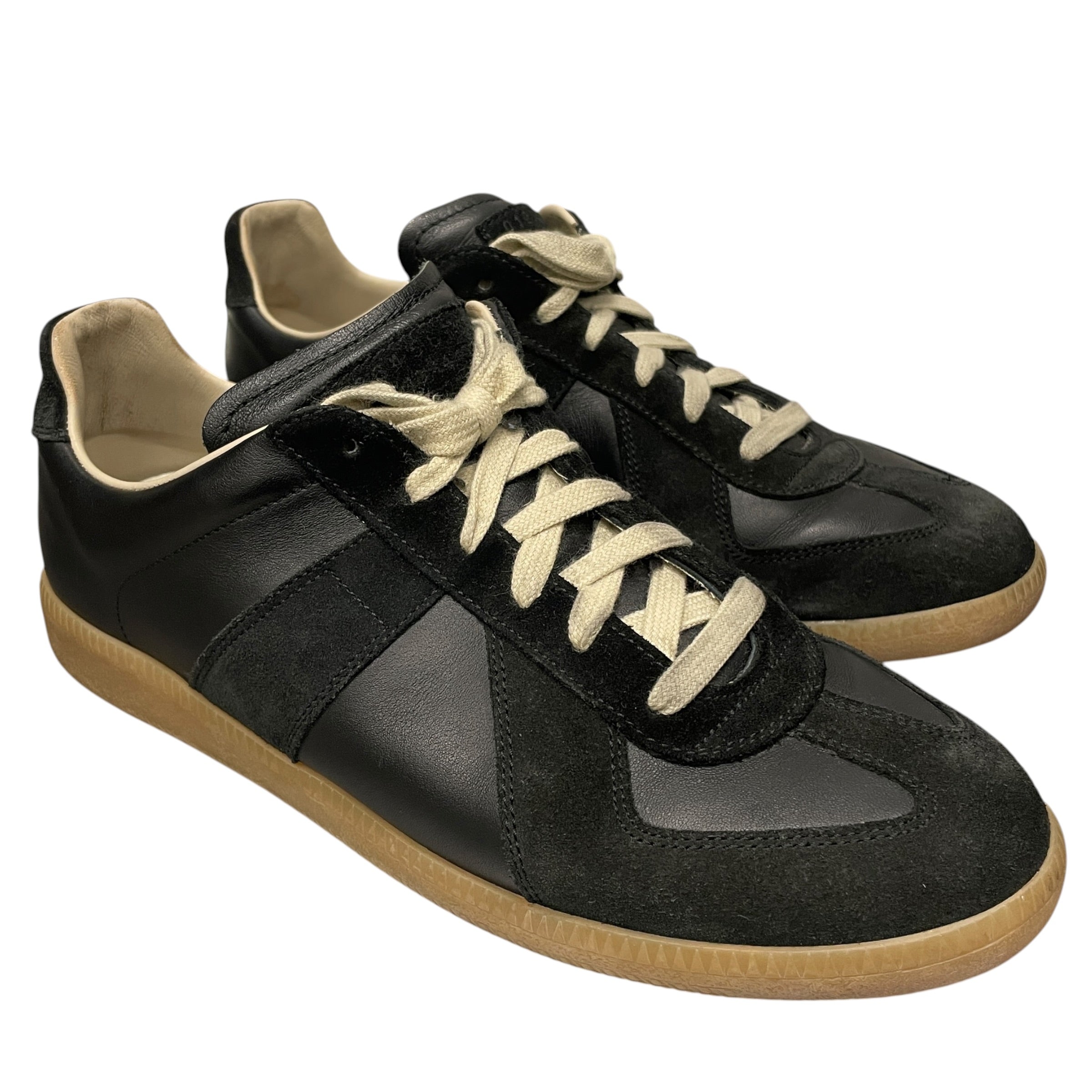 Maison Margiela/Low-Sneakers/EU 41/Leather/BLK/GATS view 1