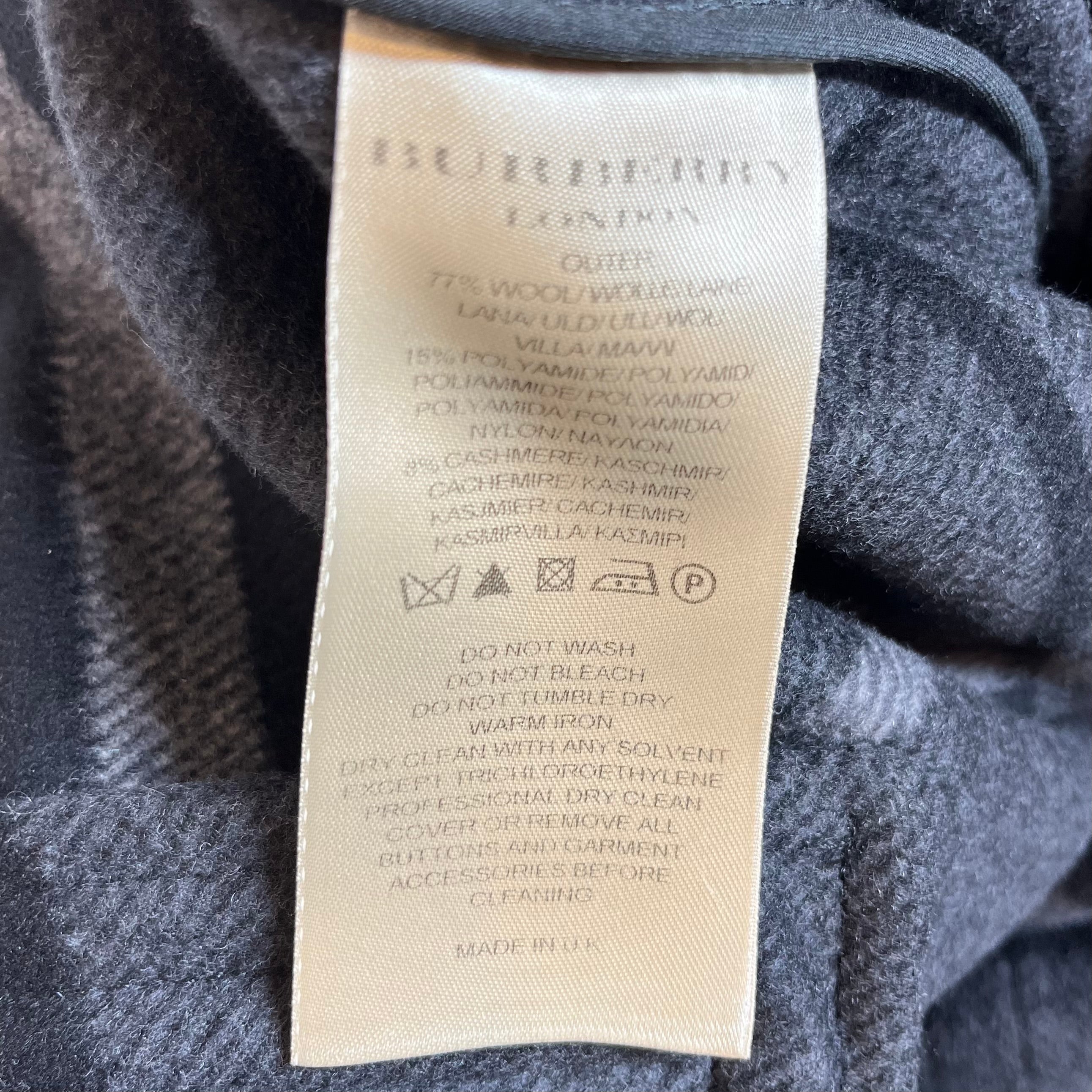 BURBERRY LONDON/Coat/M/Wool/BLK/DUFFLE TOGGLE COAT view 4
