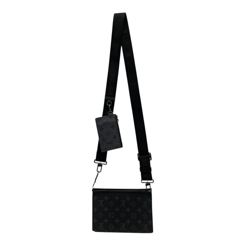 LOUIS VUITTON/Wallet/Monogram/Leather/BLK/Gaston Wearable Wallet