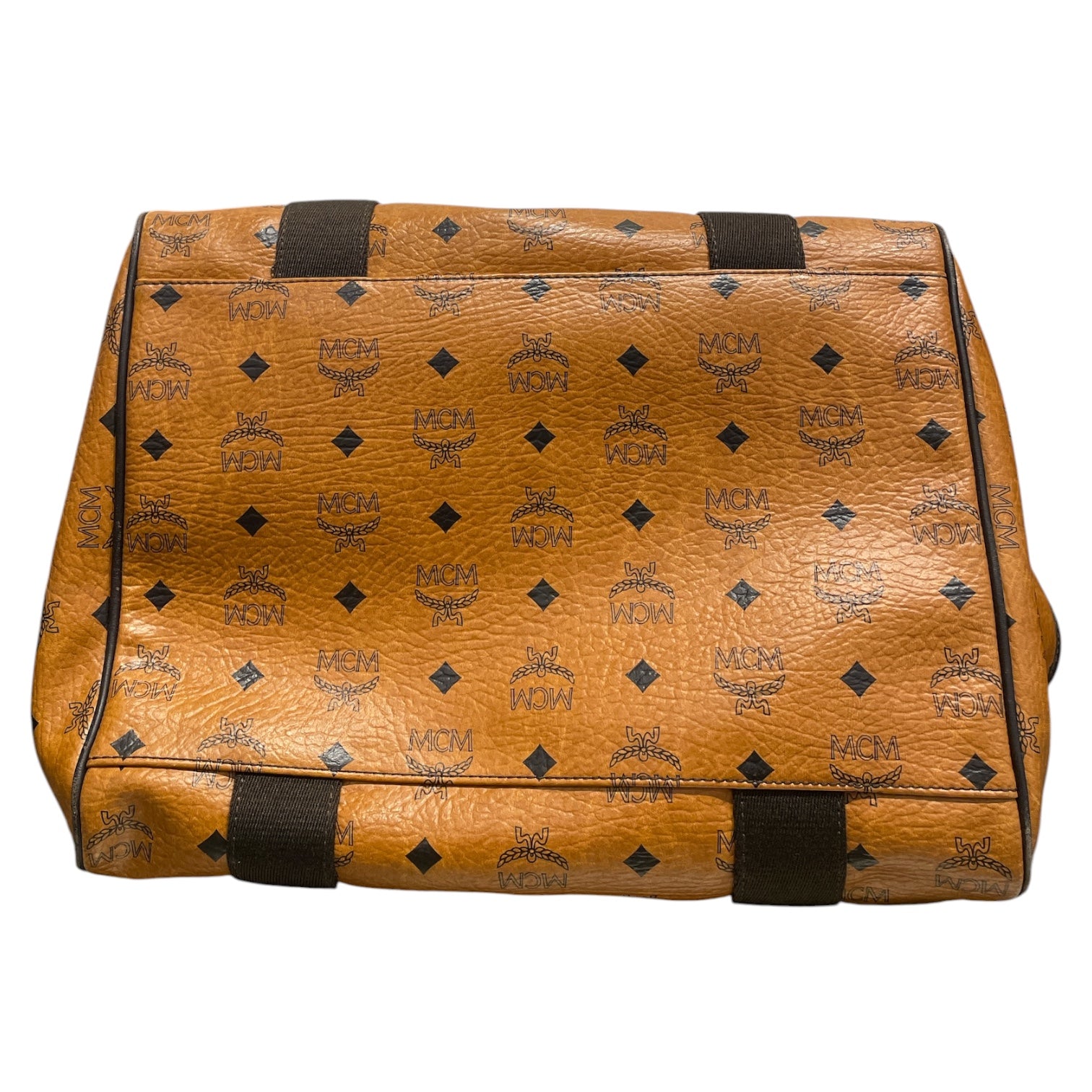 MCM/Tote Bag/Monogram/Leather/CML/TOTE BROWN CANVAS STRAP view 3