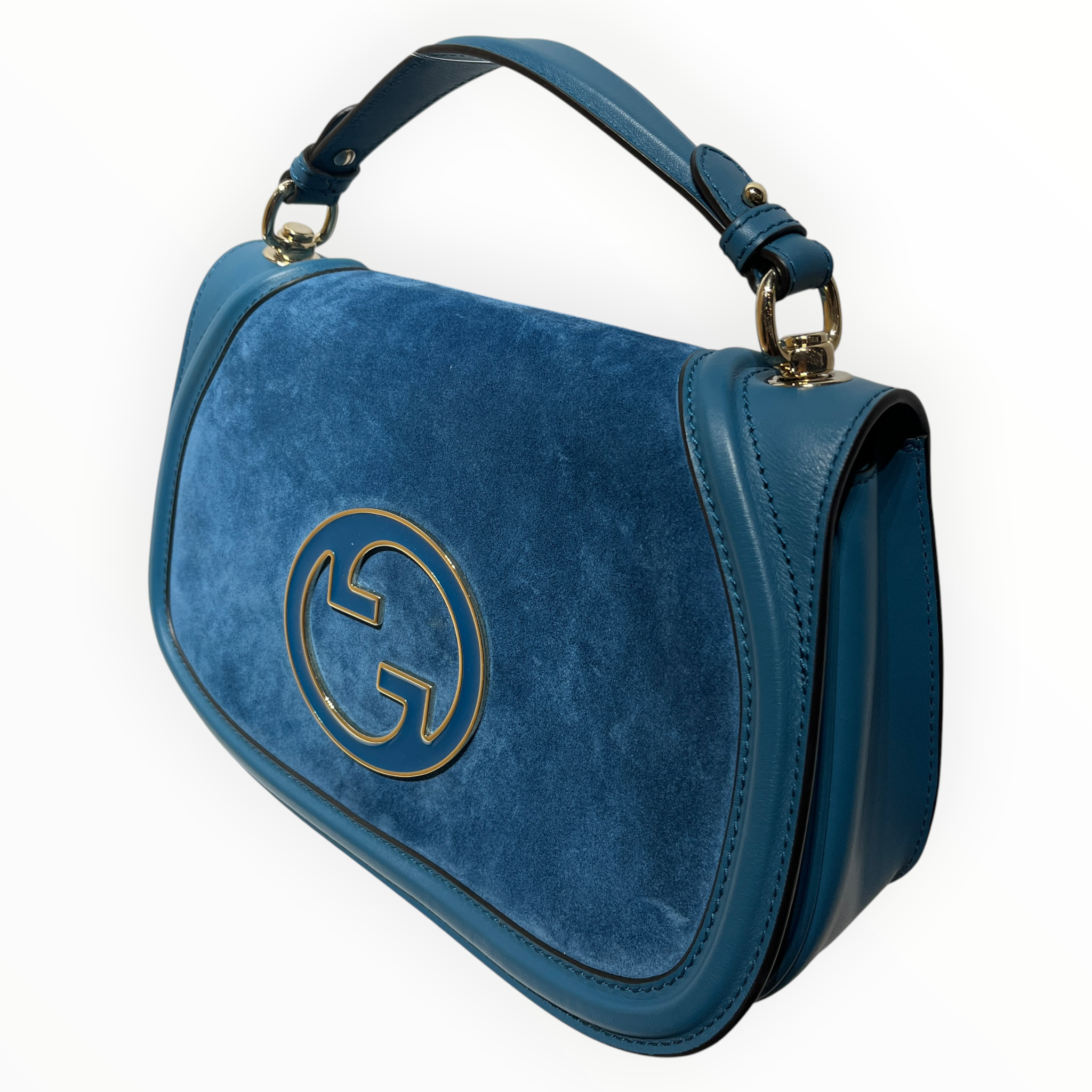 GUCCI/Cross Body Bag/Suede/BLU/BLONDIE SUEDE view 6