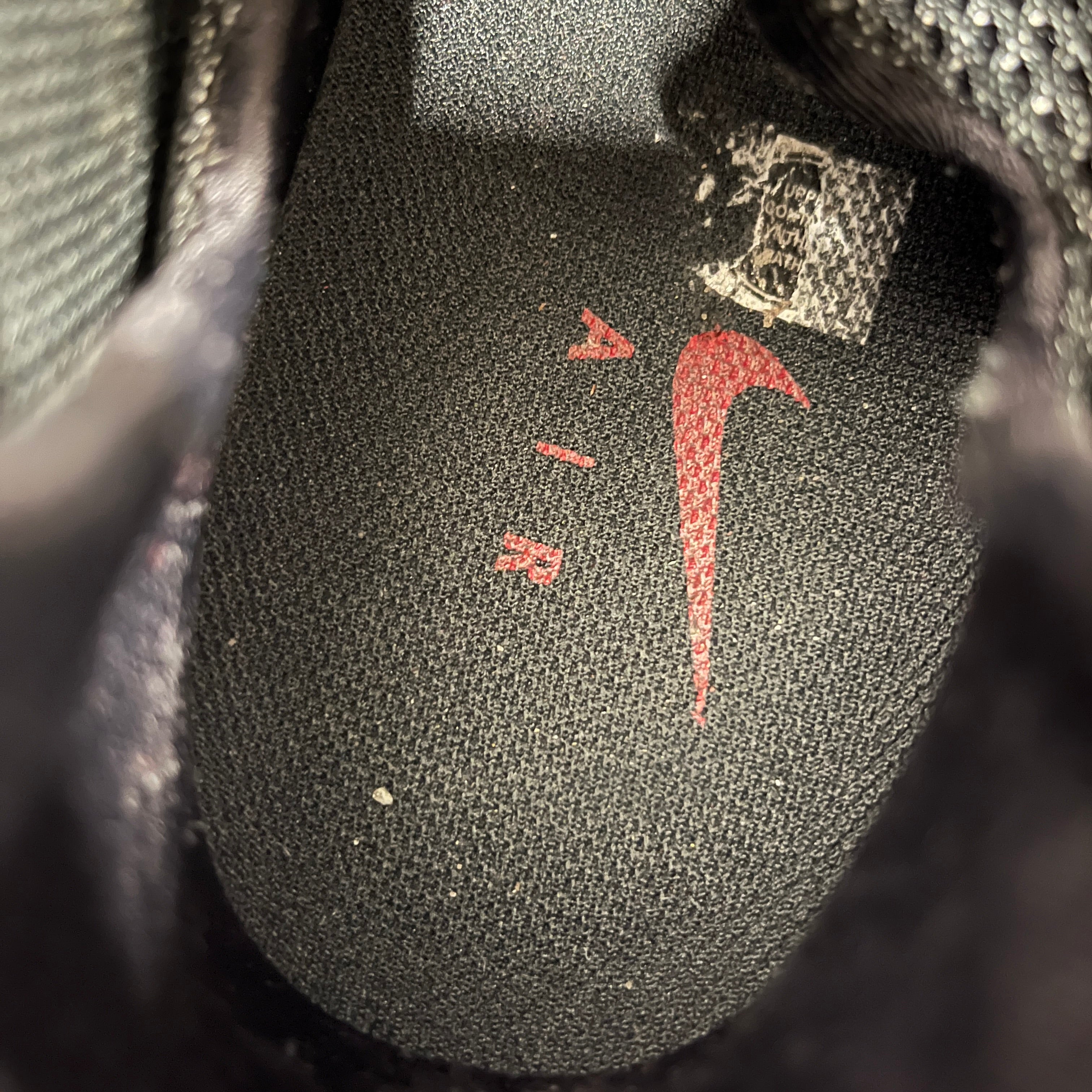 JORDAN BRAND/Low-Sneakers/US 13/Faux Leather/BLK/FOAMPOSITES COUGH DROP view 11