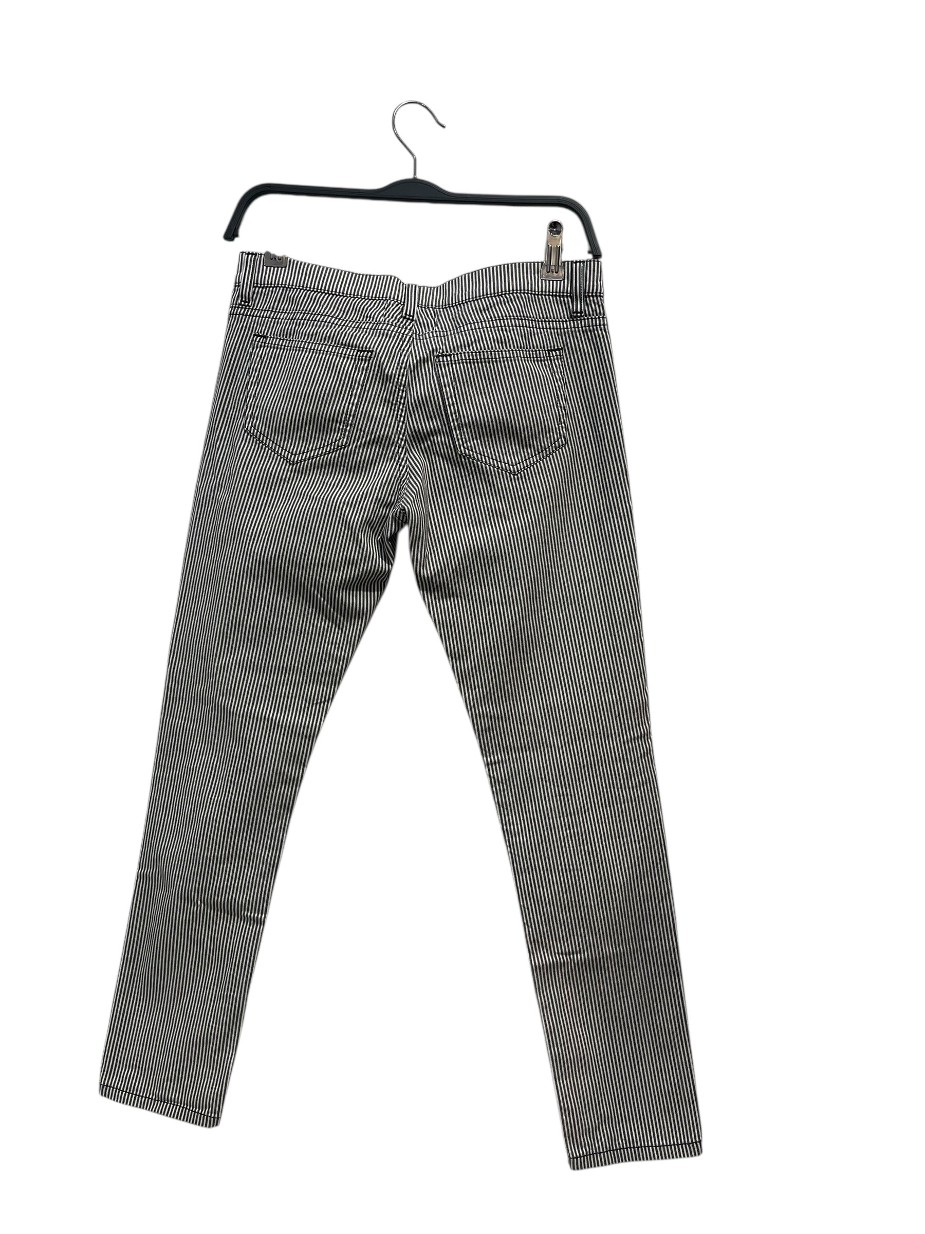 SAINT LAURENT/Skinny Pants/27/Stripe/Cotton/WHT/PINSTRIPE, 00224 view 2