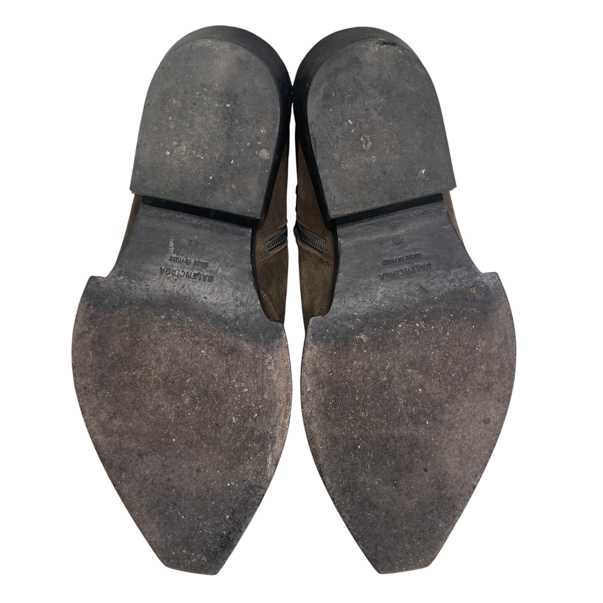 BALENCIAGA/Cowboy Boots/EU 43/Suede/BRW/Santiag Harness view 5