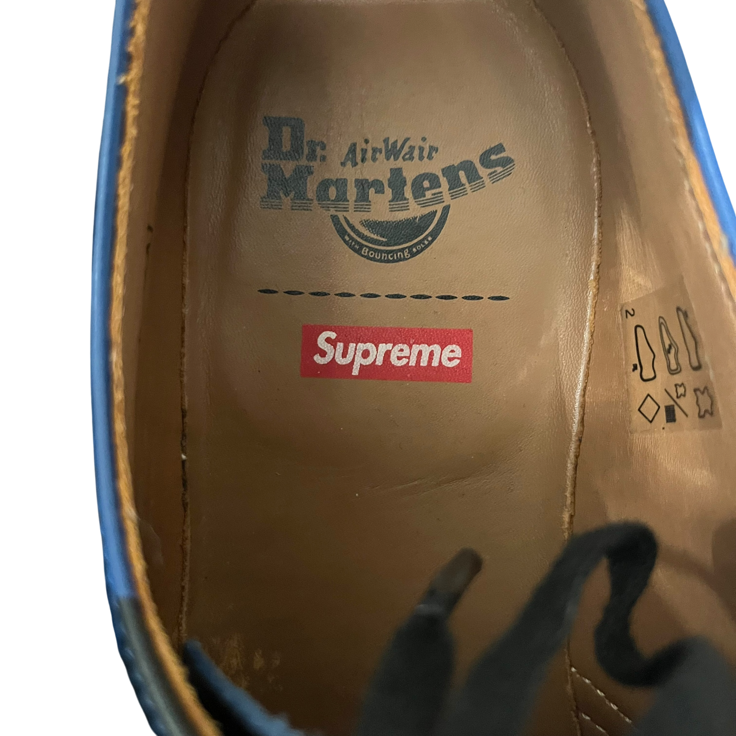 Supreme/Shoes/US 9/Leather/BLK/skull view 6