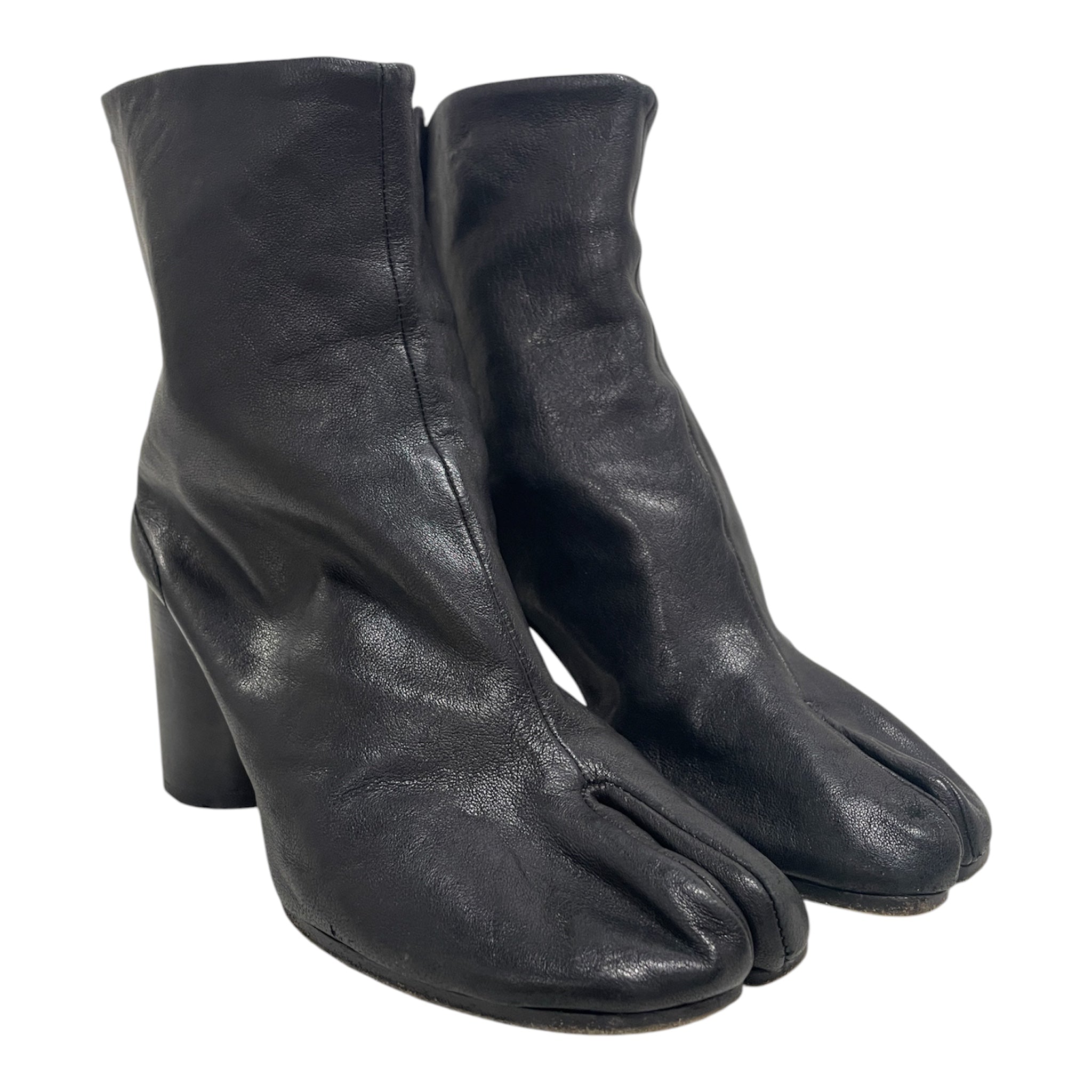 Maison Margiela/Heels/US 7/Leather/BLK/blk tabi heel view 1