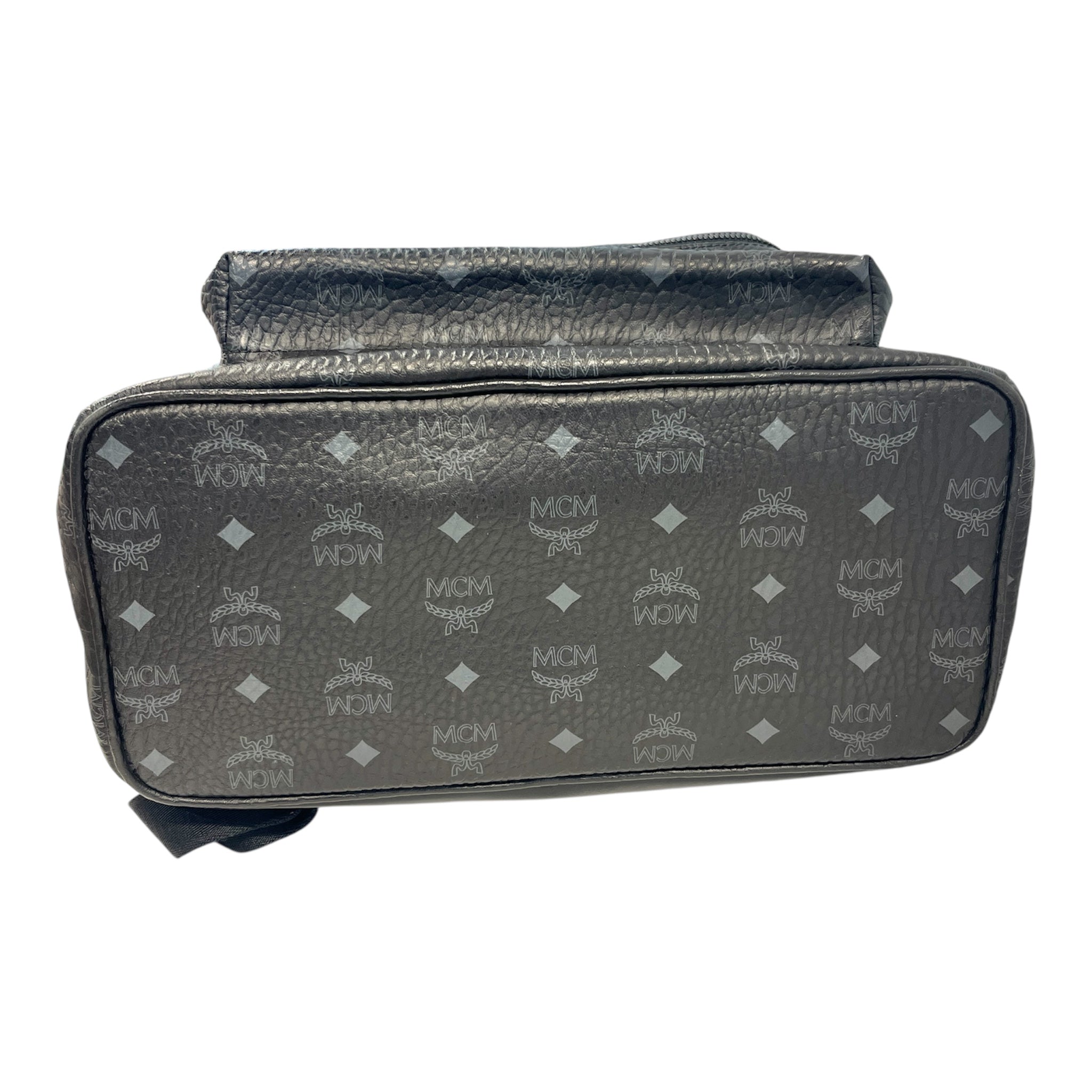 MCM/Backpack/OS/All Over Print/Leather/BLK/3503J view 3