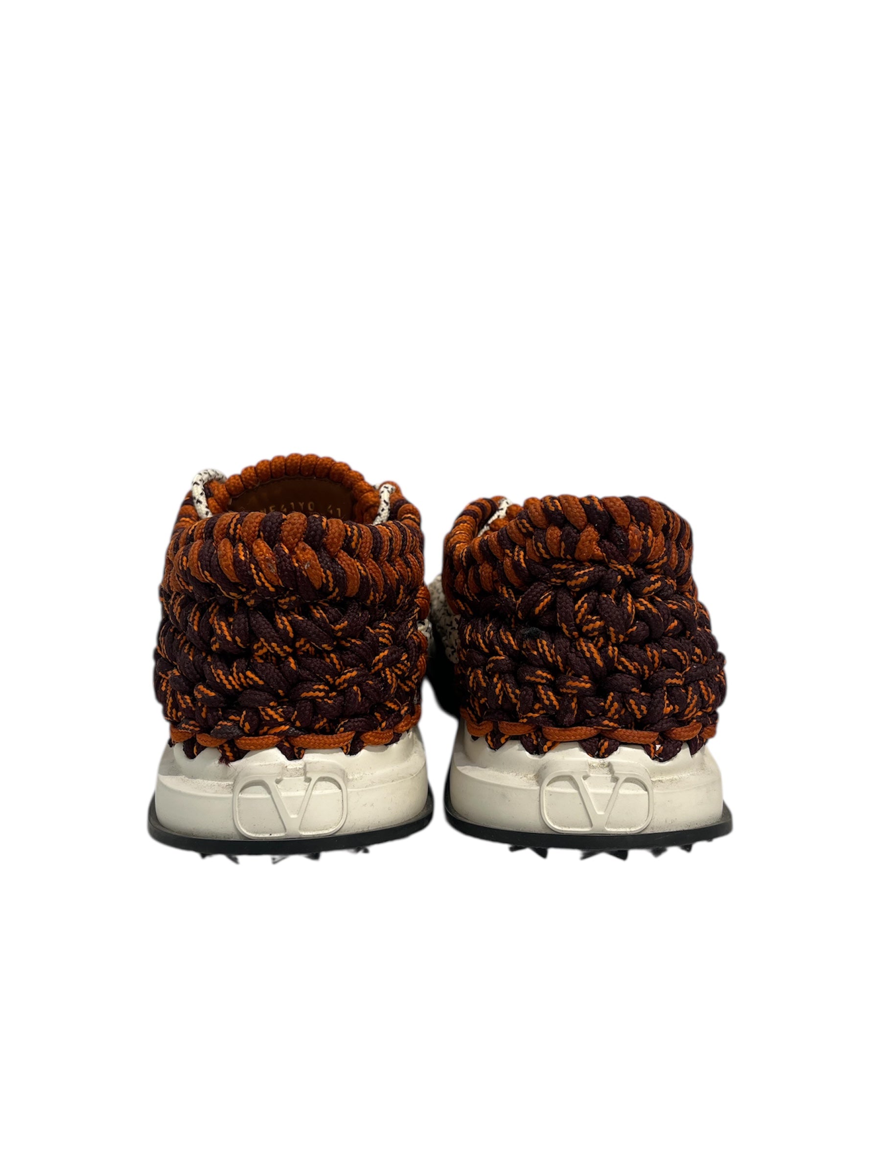 VALENTINO GARAVANI/Low-Sneakers/EU 41/ORN/paracord red org view 4