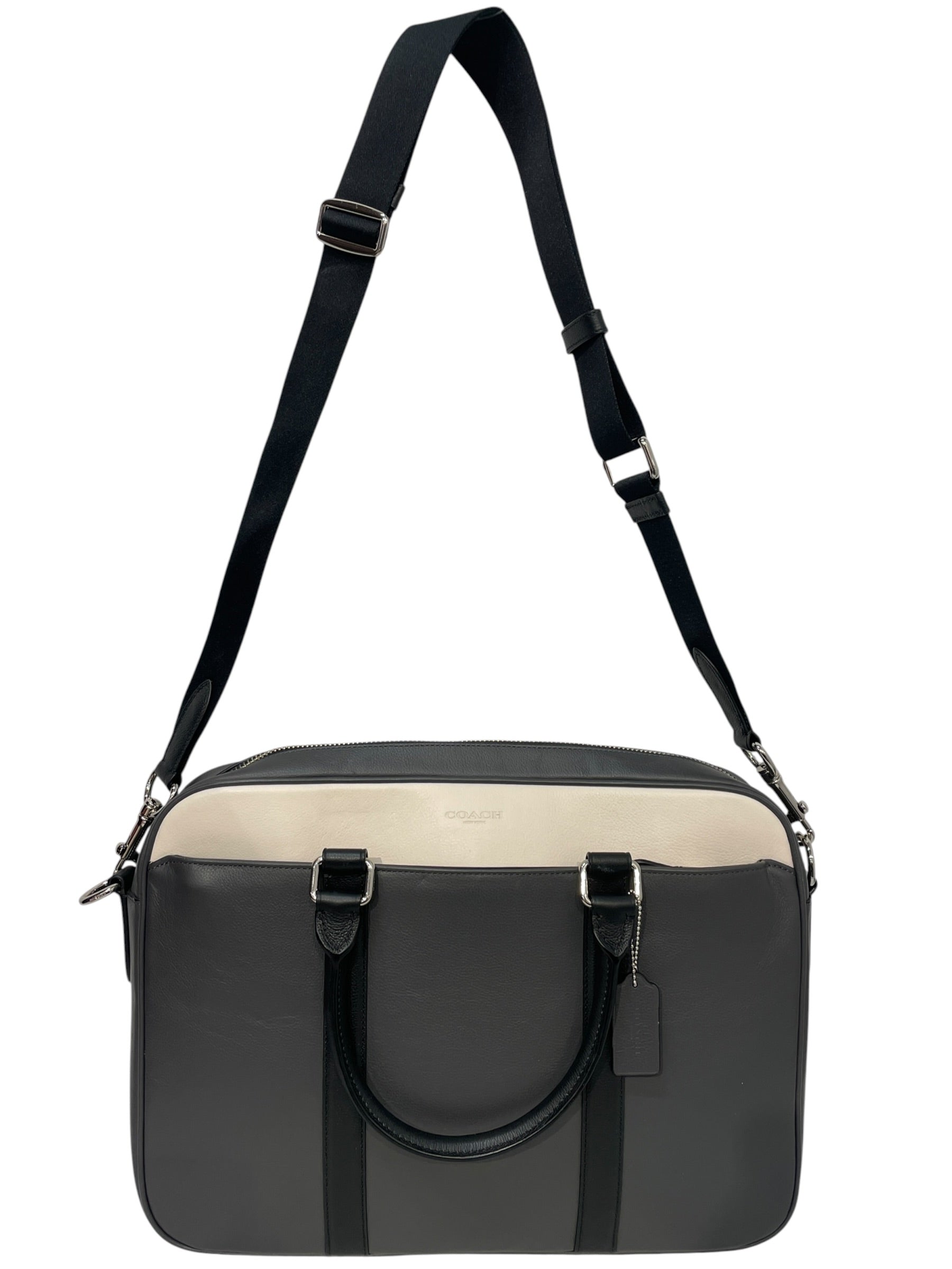 COACH/Briefcase/Leather/GRY/perry slim f56018 view 1
