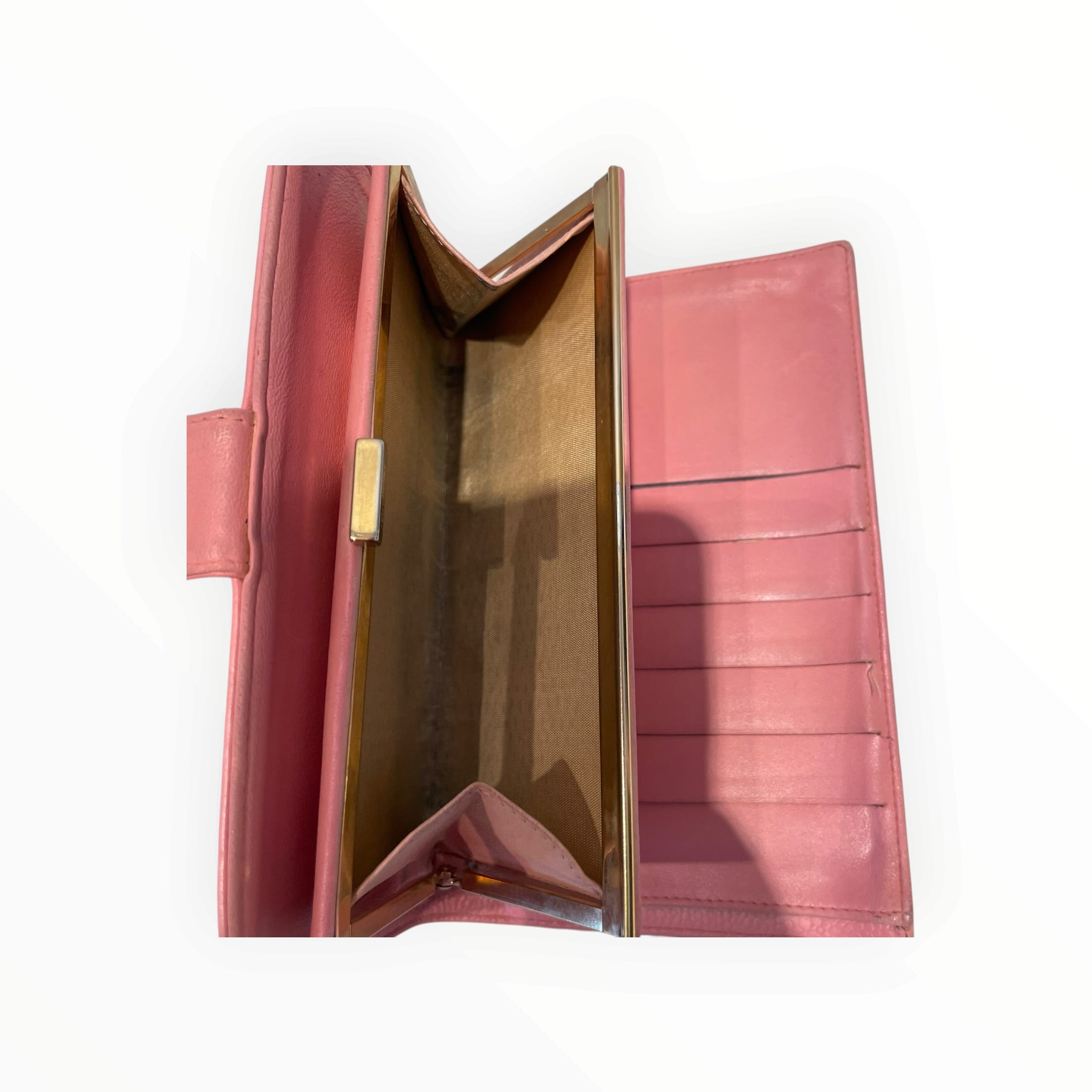 CHANEL/Wallet/Leather/PNK/L's/Caviar long cc kiss lock view 7