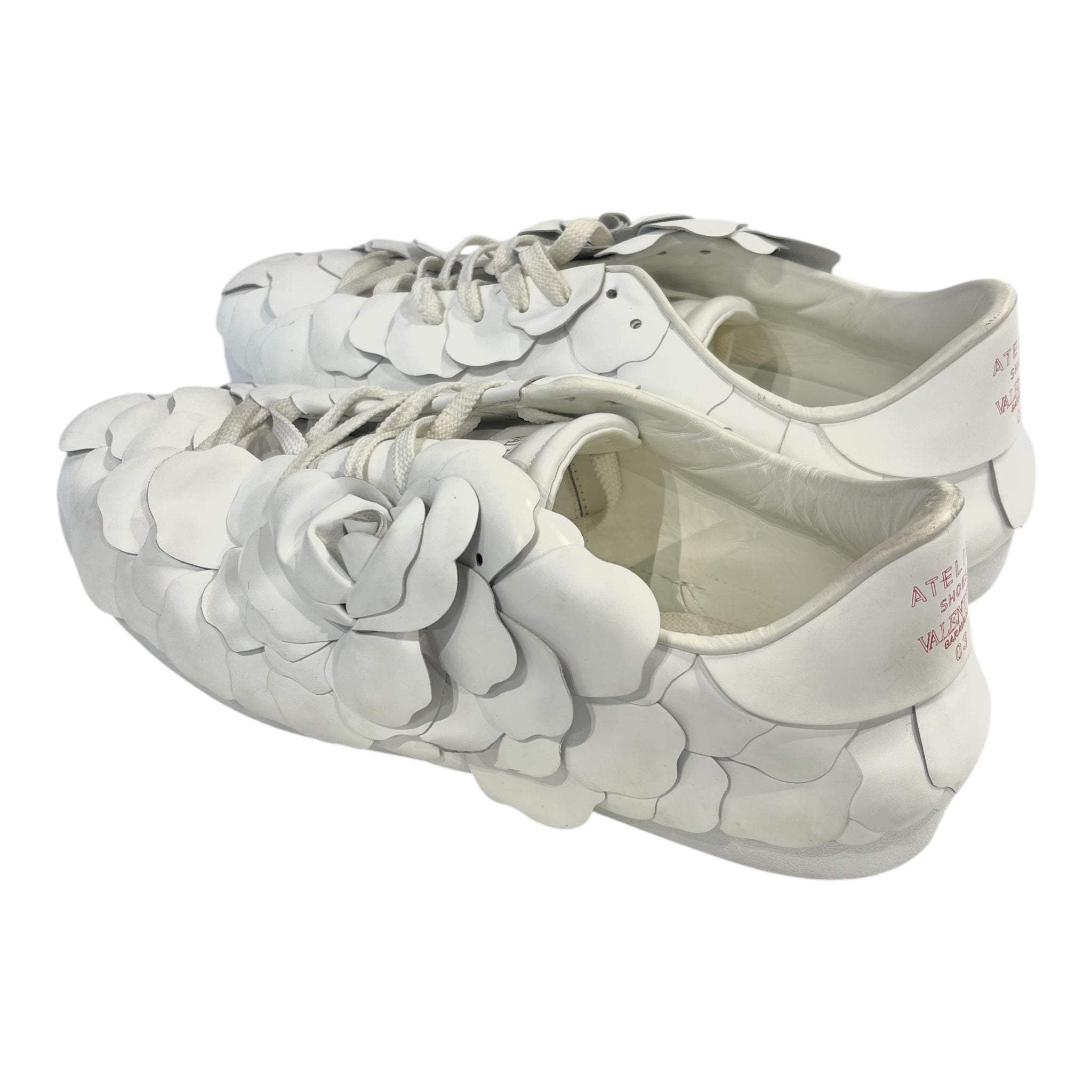 VALENTINO GARAVANI/Low-Sneakers/EU 45/Leather/WHT/ view 2