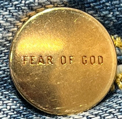 FEAR OF GOD/Pants/30/Denim/BLU/FG BLACK STRIP ON RISE view 5