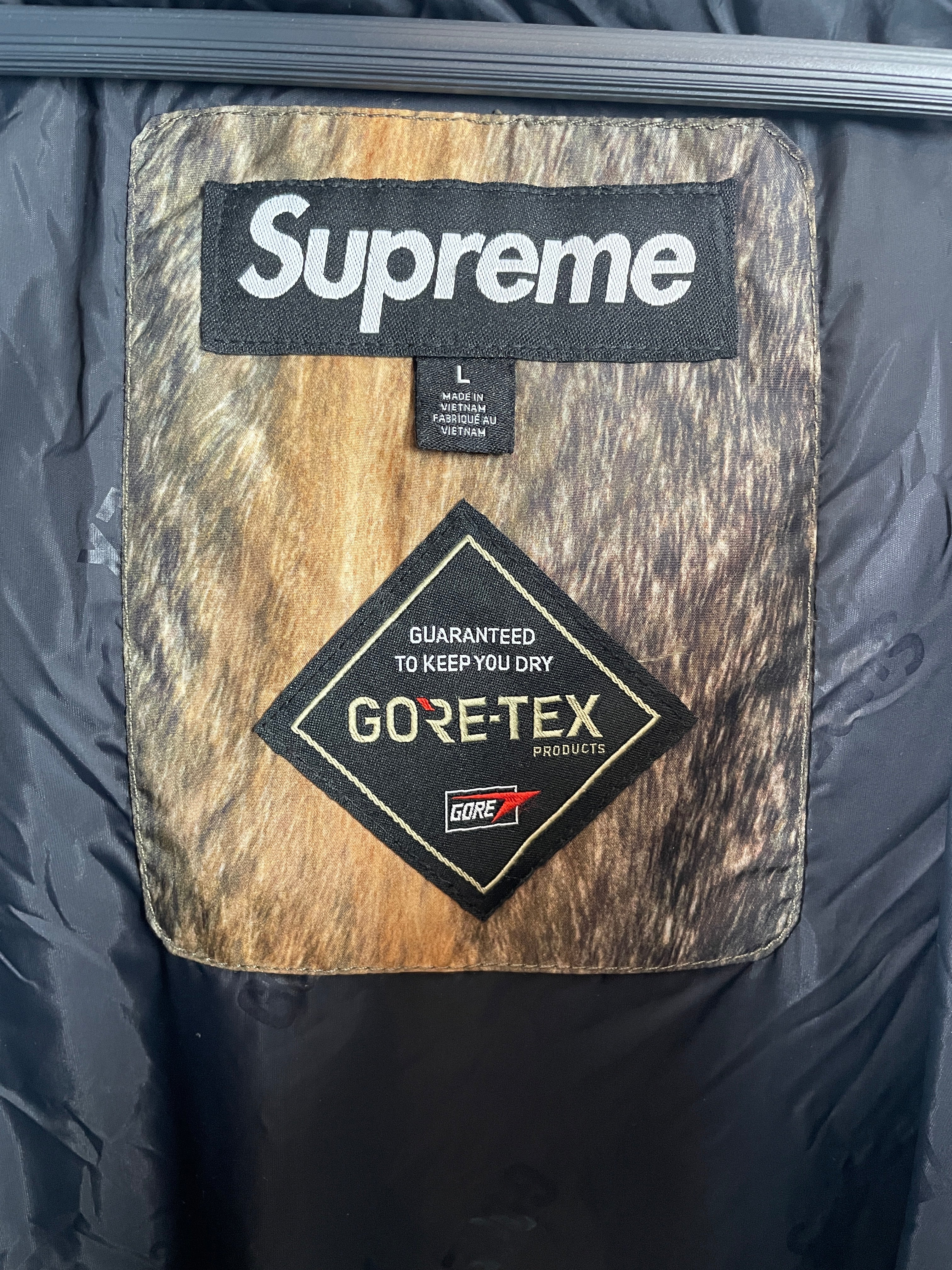 Supreme/Puffer Jkt/L/Gore-Tex/CML/Animal Pattern/900 FILL DOWN PARKA view 4