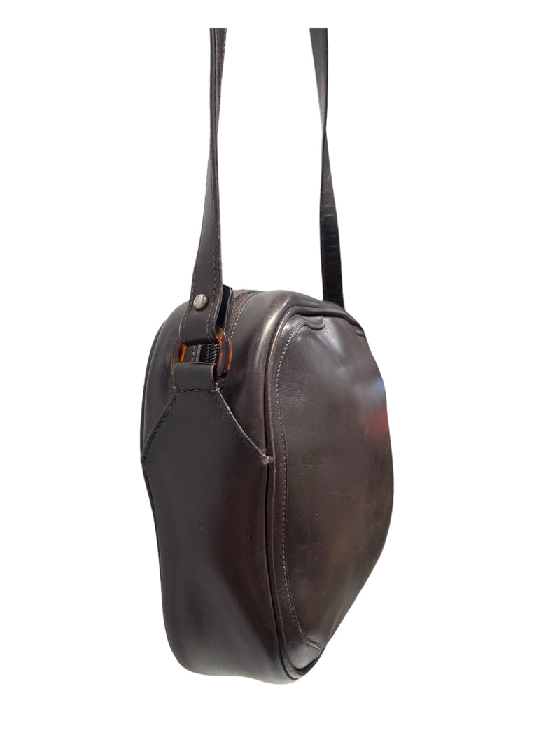 GUCCI/Cross Body Bag/S/Leather/BRW/lederer tassel