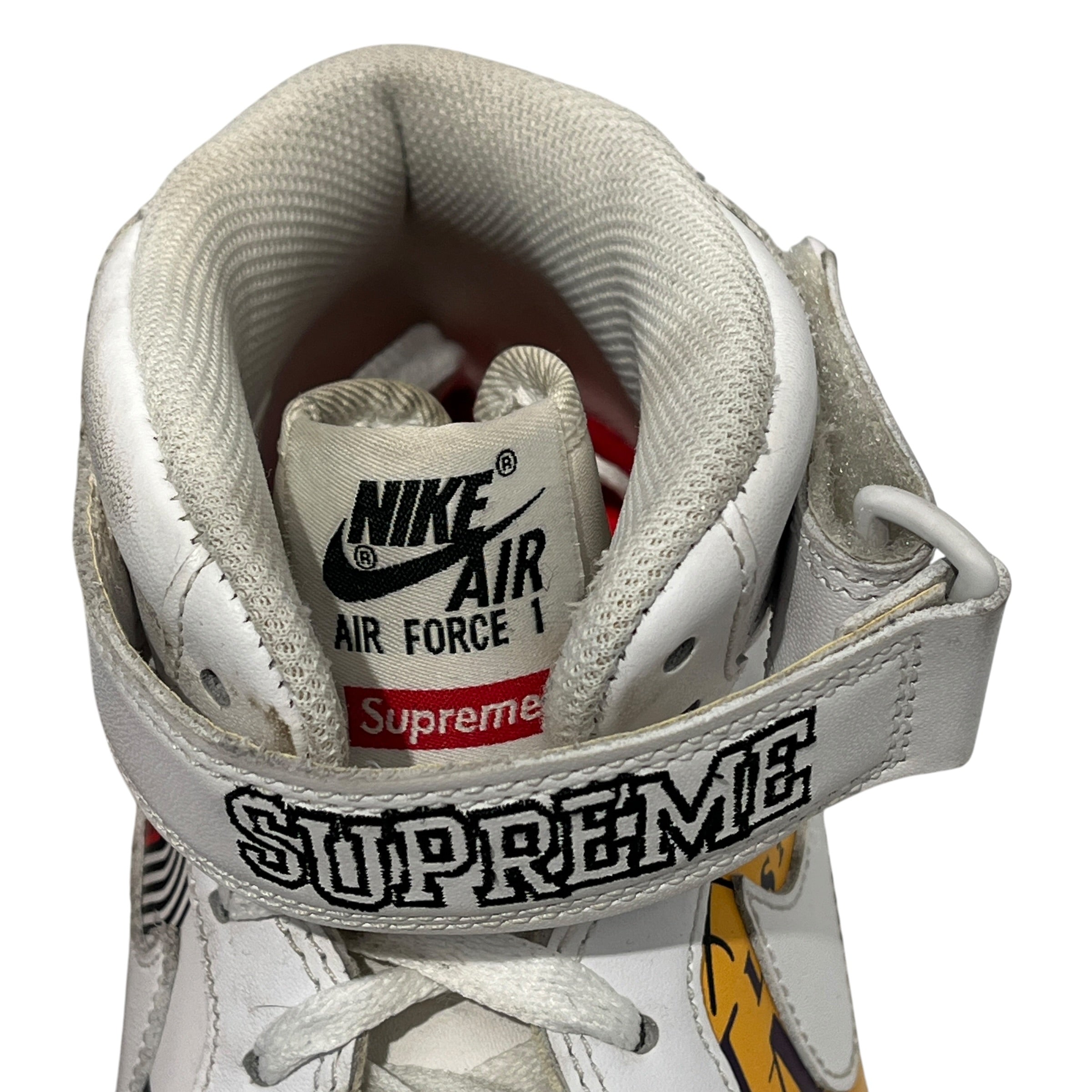 NIKE/Supreme/NBA/Hi-Sneakers/US 11.5/Leather/WHT/air force 1 nba teams view 23